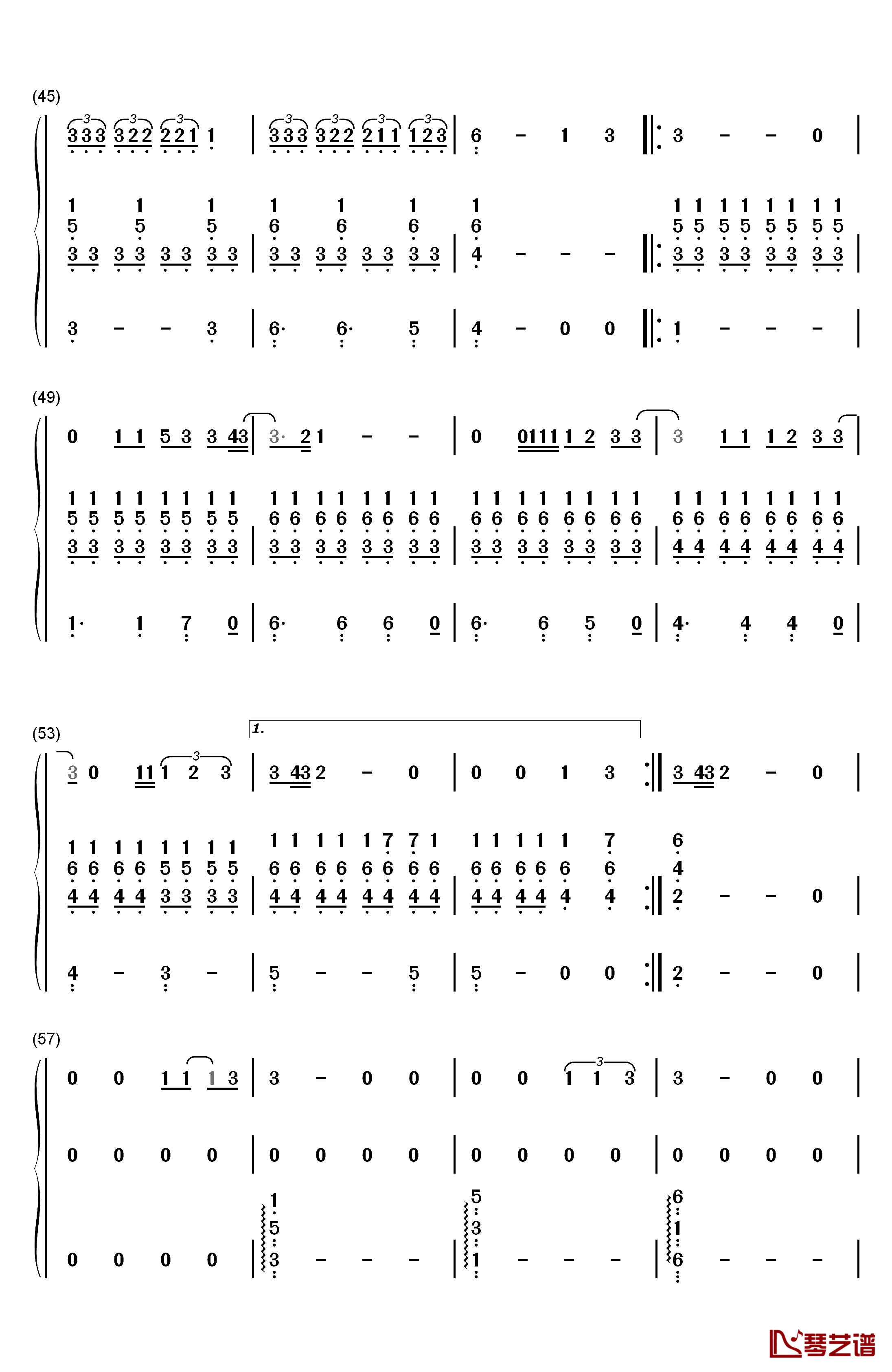Is That Alright钢琴简谱-数字双手-Lady Gaga4