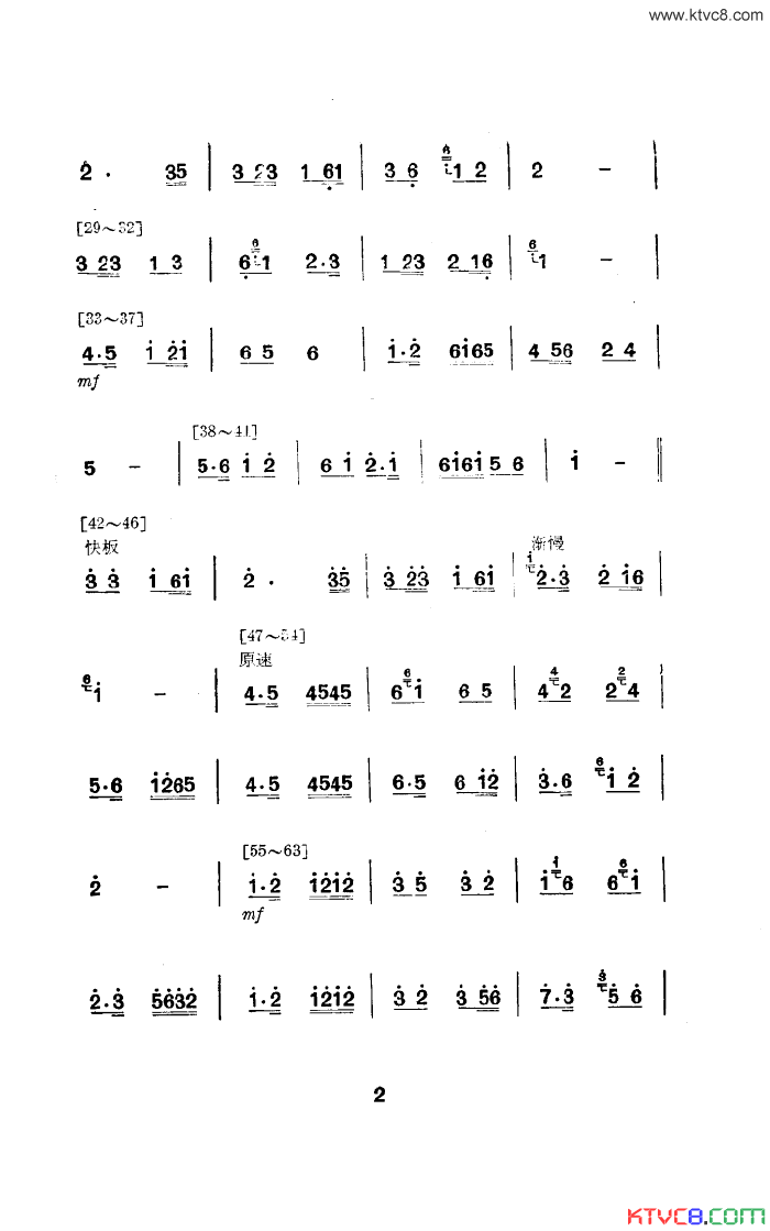 孔雀舞舞蹈音乐简谱-崔善玉等演唱1