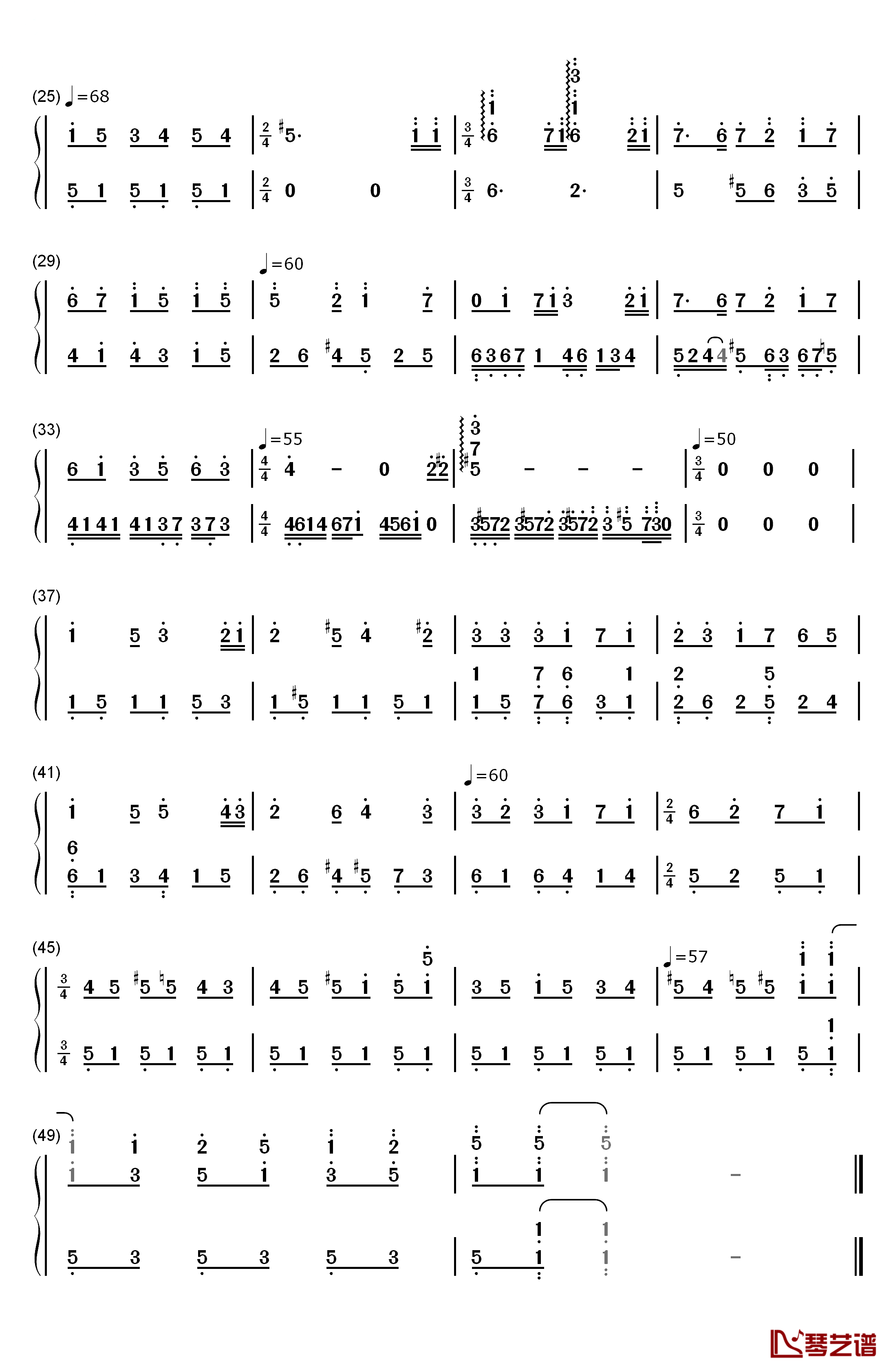 Out of Darkness钢琴简谱-数字双手-Aubrey Ashburn2