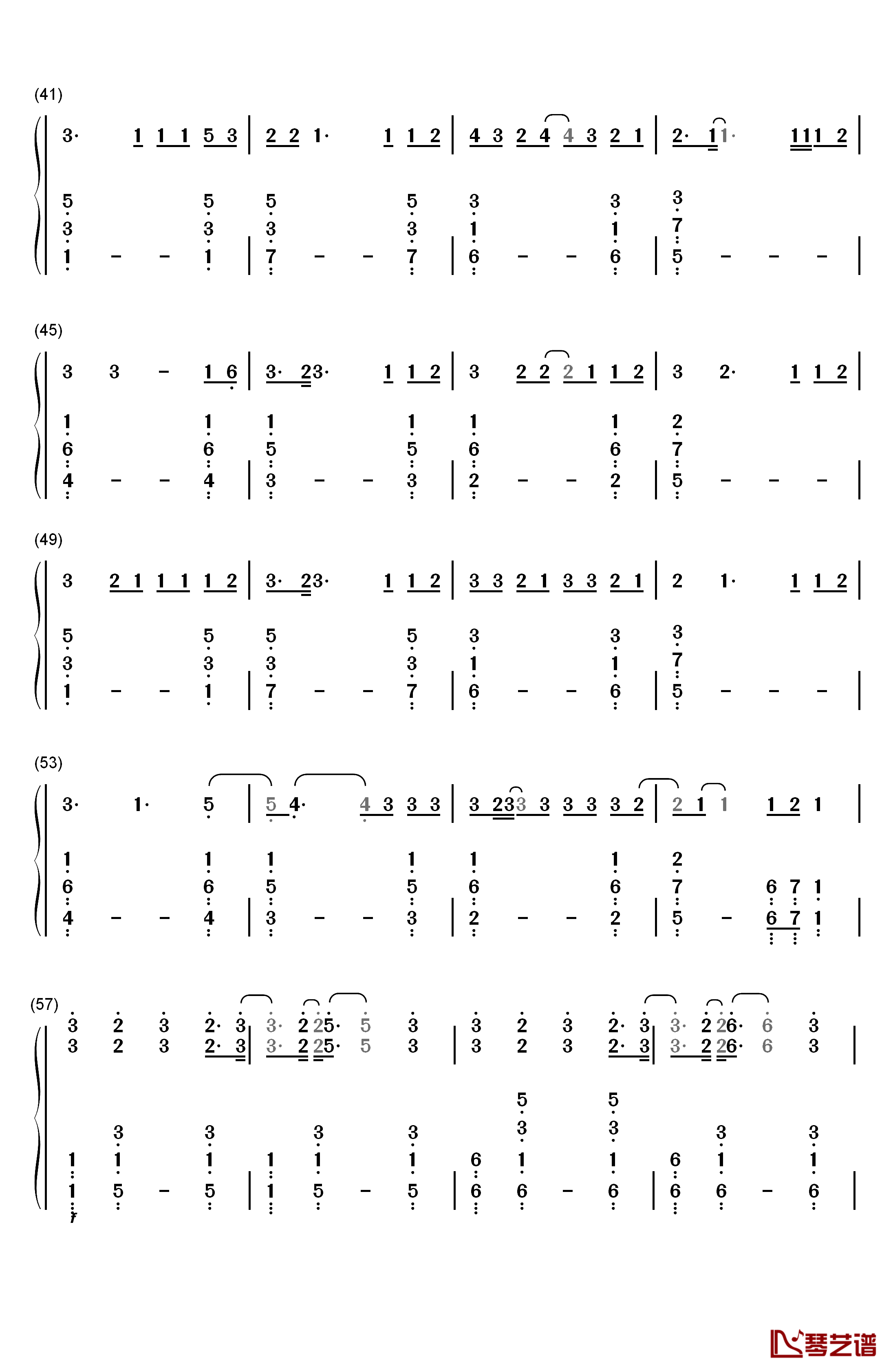 Baby(贾斯汀·比伯)钢琴简谱-数字双手-Justin Bieber 贾斯汀·比伯3