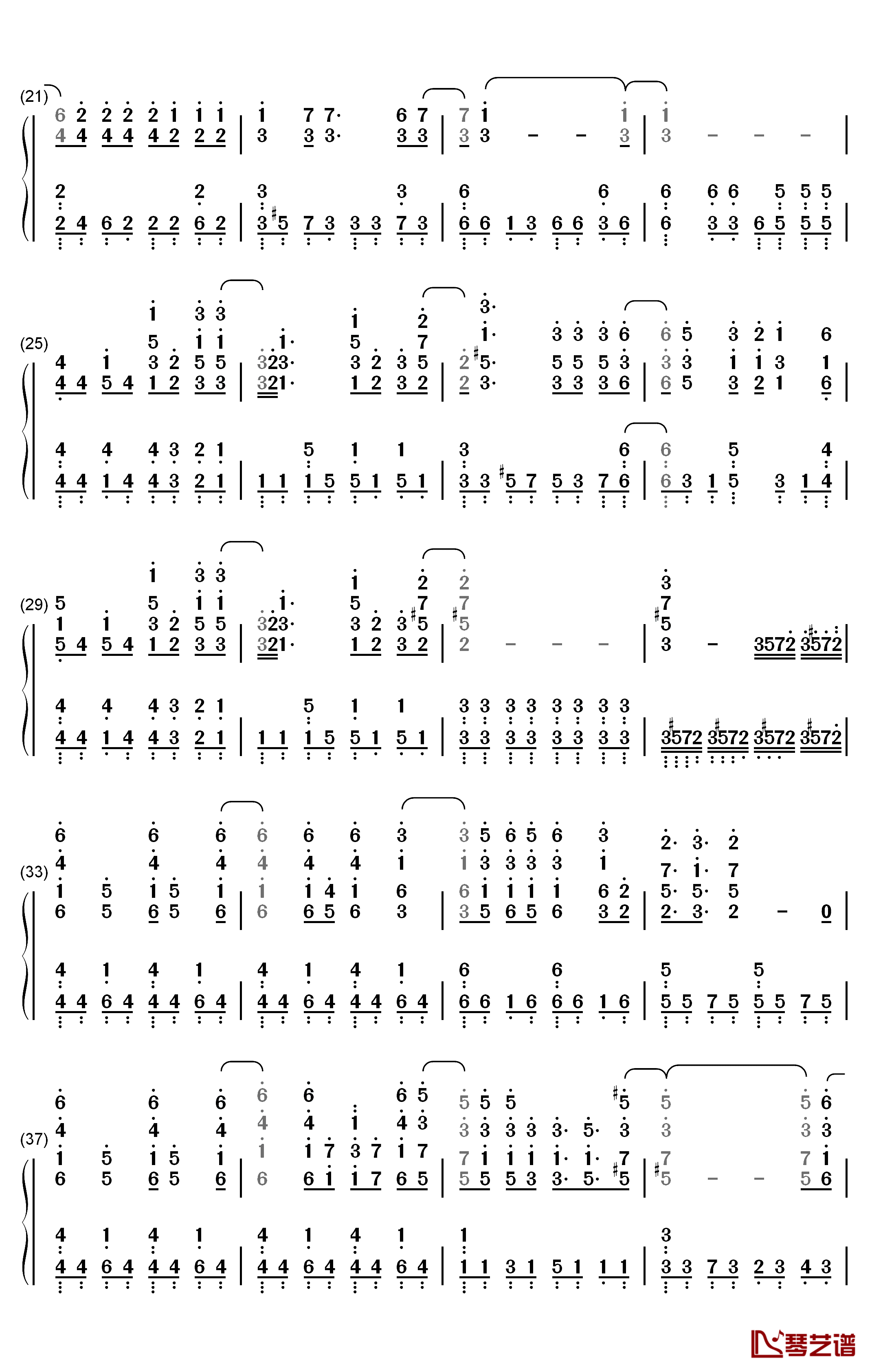 The Ballad of Mona Lisa钢琴简谱-数字双手-Panic! at the Disco2