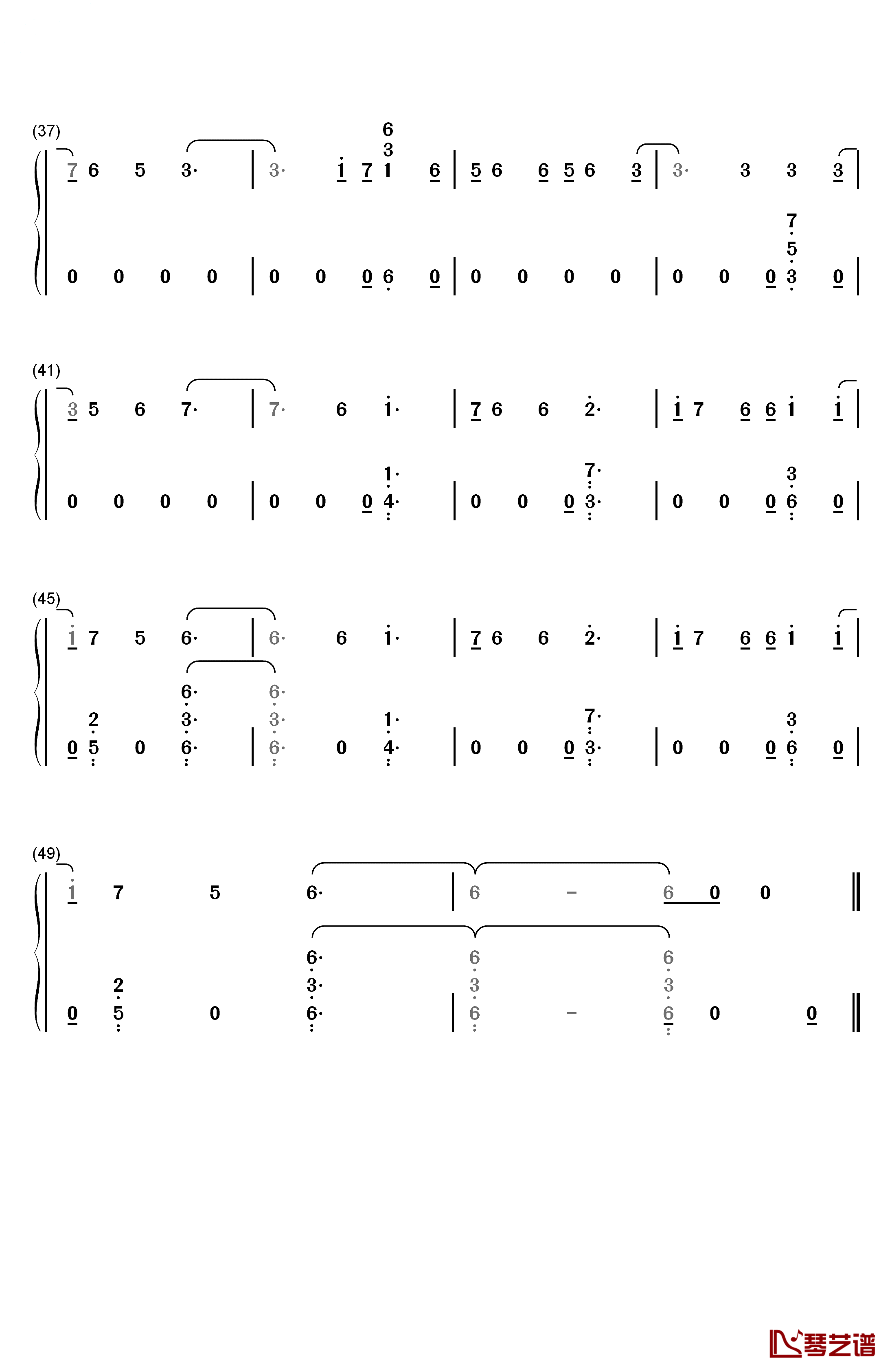 Hands Of Gold钢琴简谱-数字双手-Ed Sheeran3