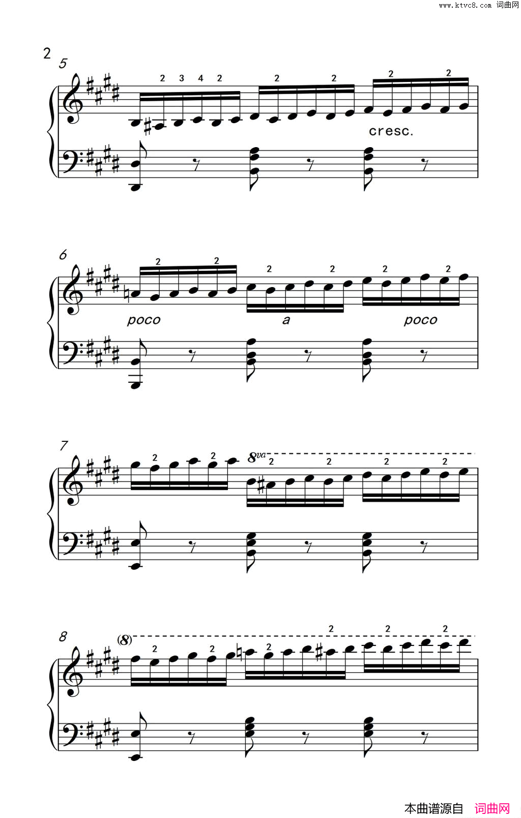 第七级3.练习曲中央音乐学院钢琴业余考级教程7-9级第七级3.练习曲中央音乐学院 钢琴业余考级教程 7-9级简谱1