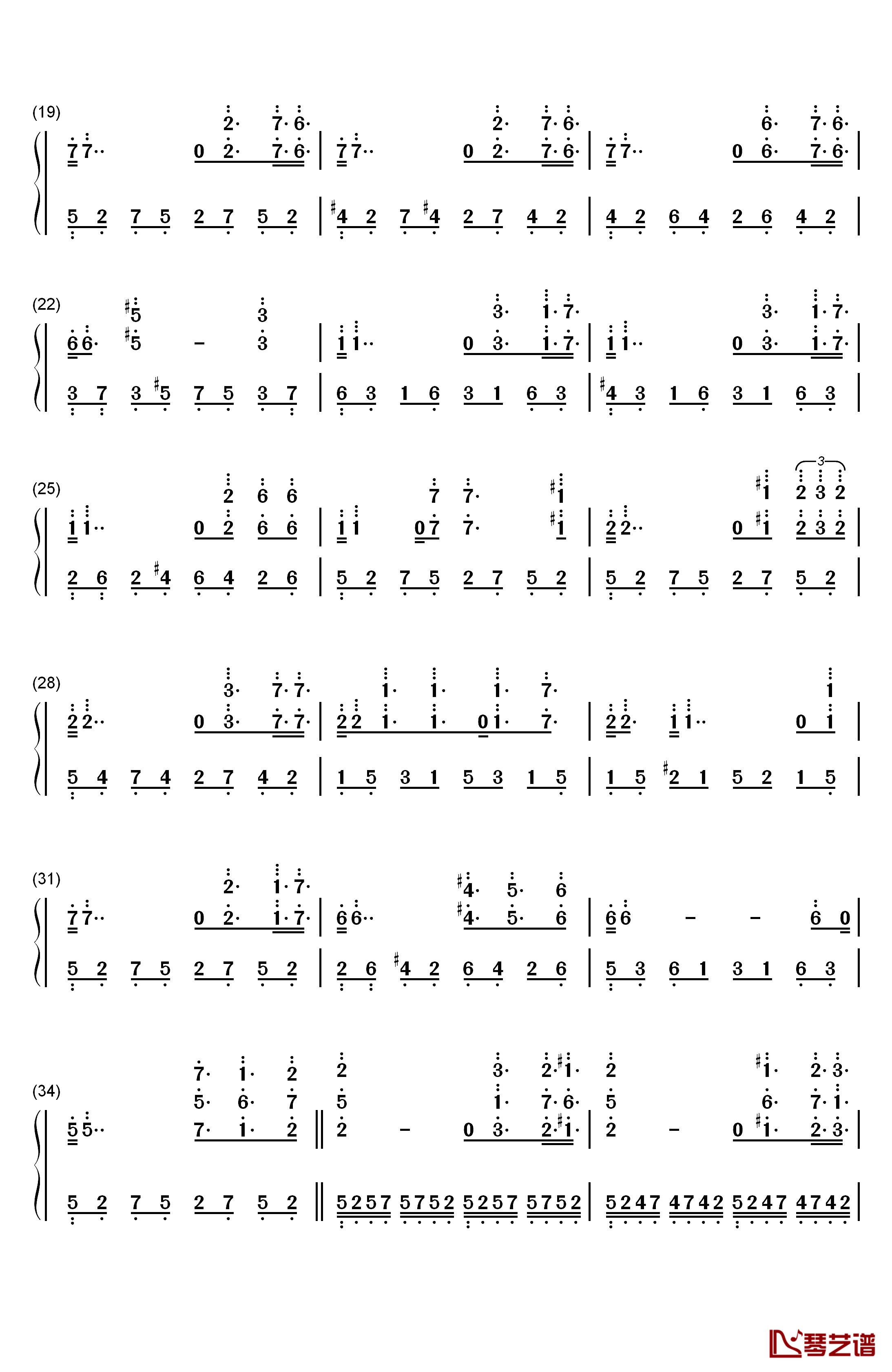 My Way钢琴简谱-数字双手-理查德 克莱德曼2