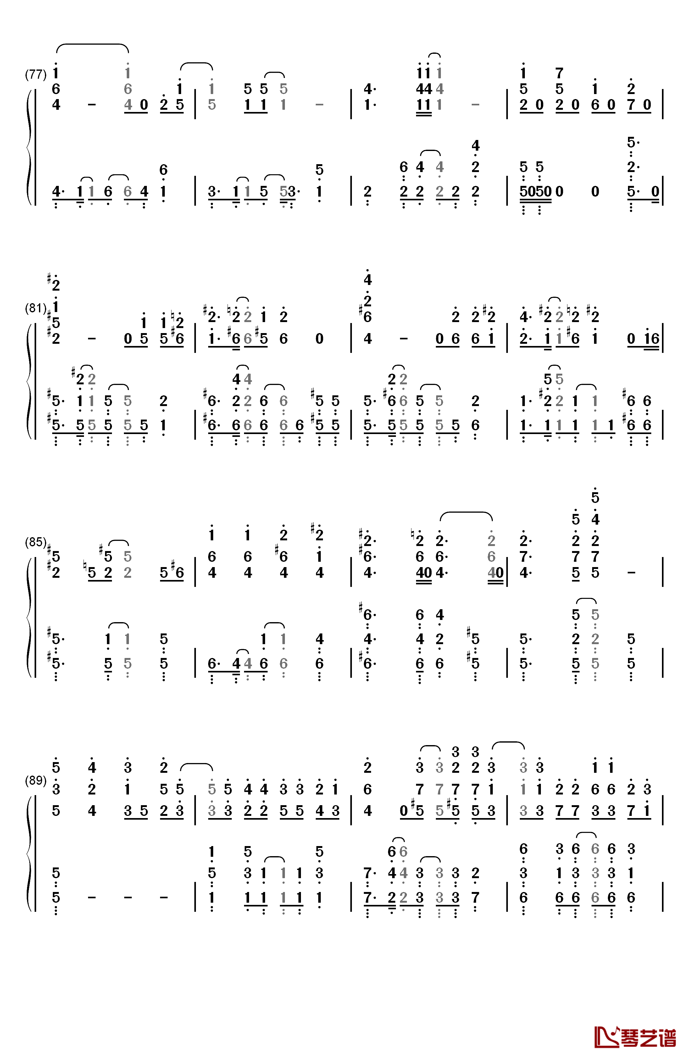 M@STERPIECE钢琴简谱-数字双手-765PRO ALLSTARS6