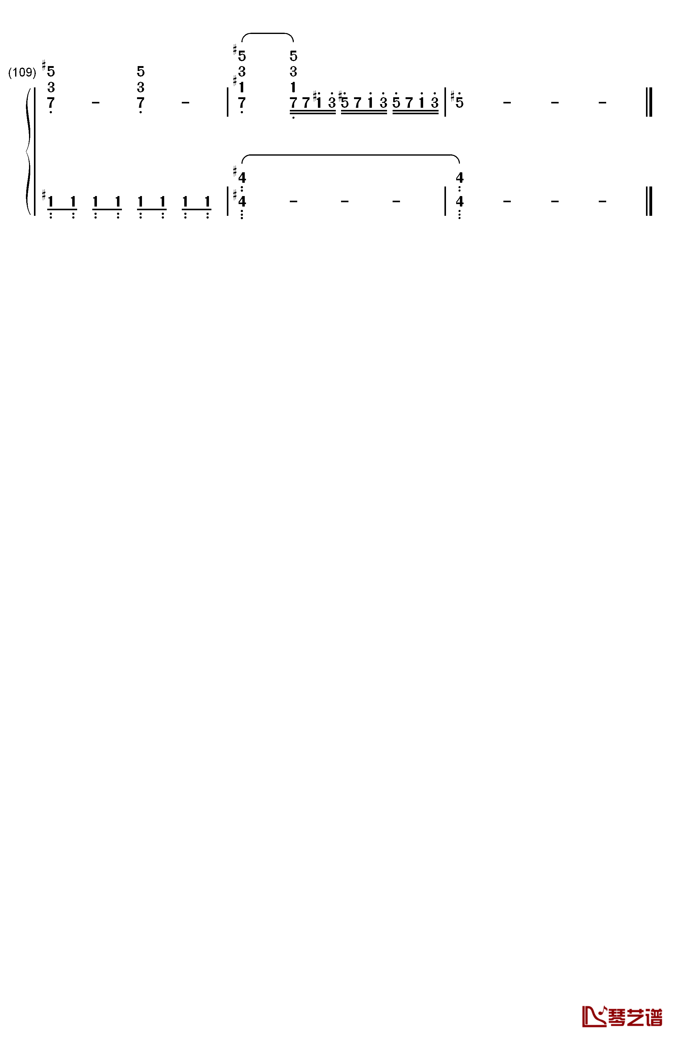 Vestige 钢琴简谱-数字双手-T.M. Revolution8