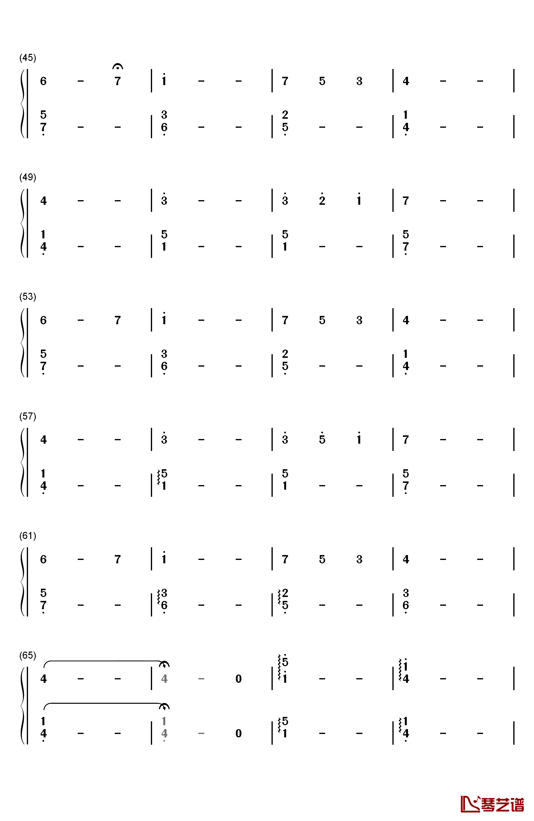 All the People You'll Never Know钢琴简谱-数字双手-Circadian Eyes3