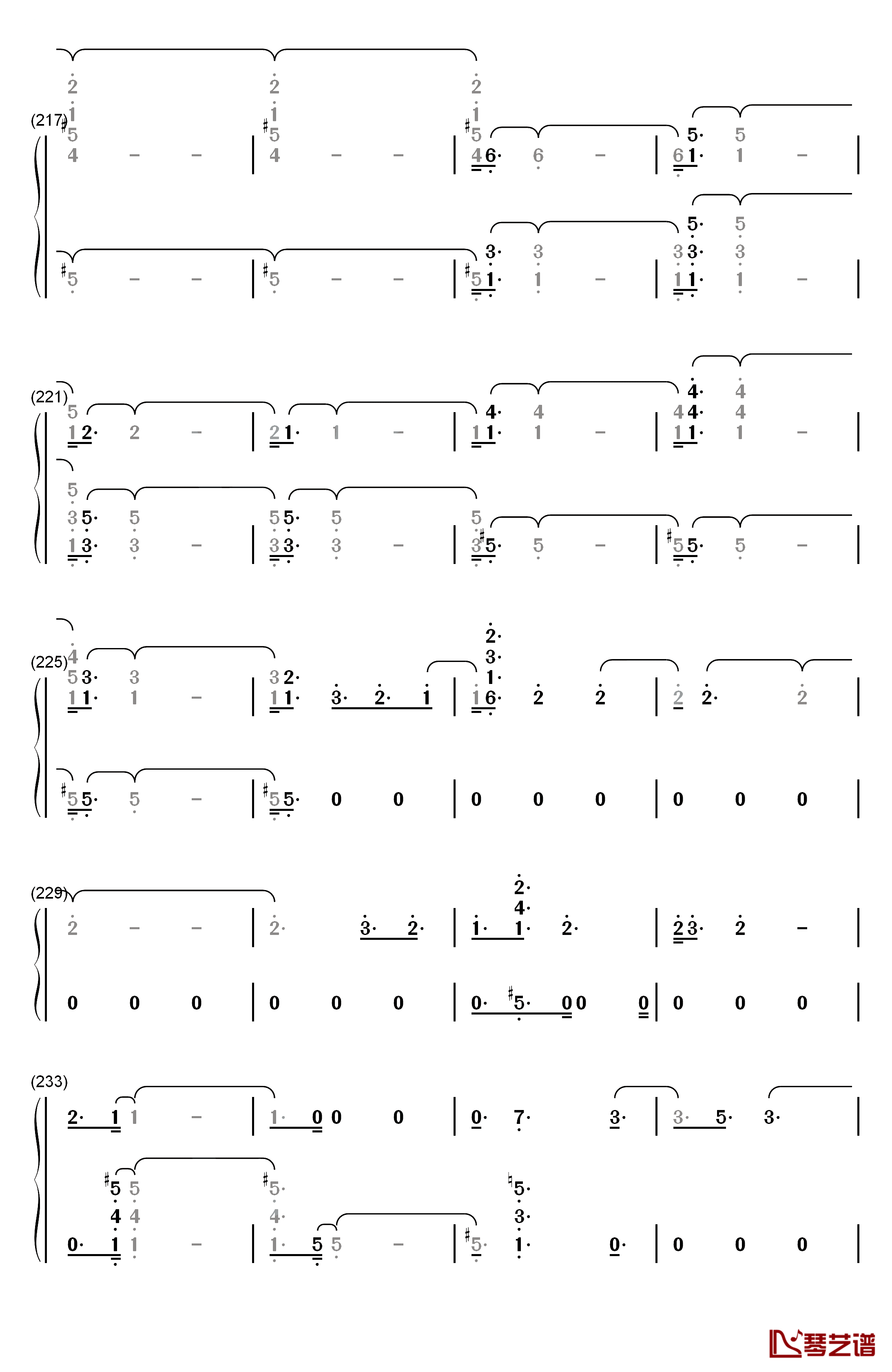 Why钢琴简谱-数字双手-Shawn Mendes12