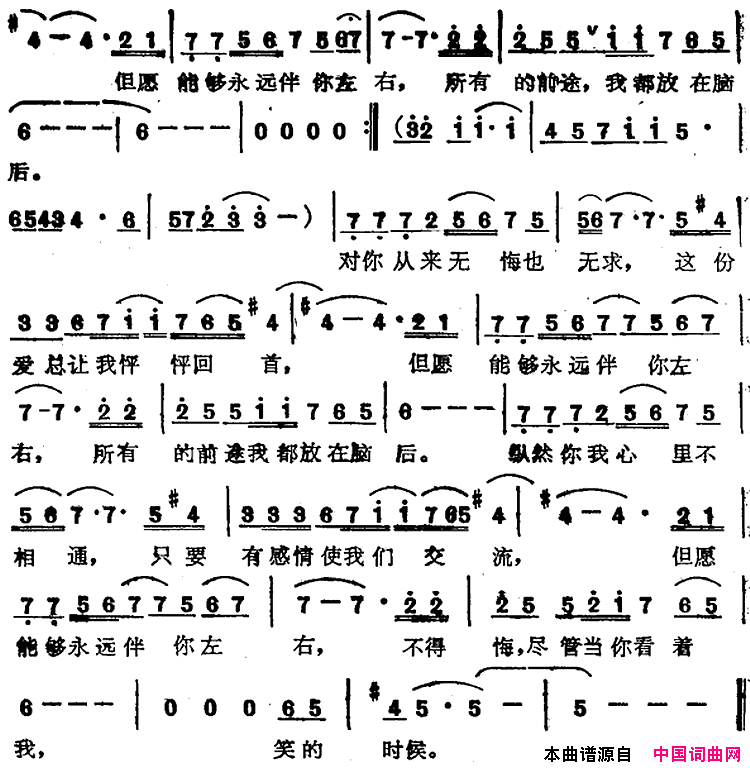 苏芮演唱金曲：谁可相依电影《龙的心》主题歌简谱-苏芮演唱-藩源良/林敏怡词曲1
