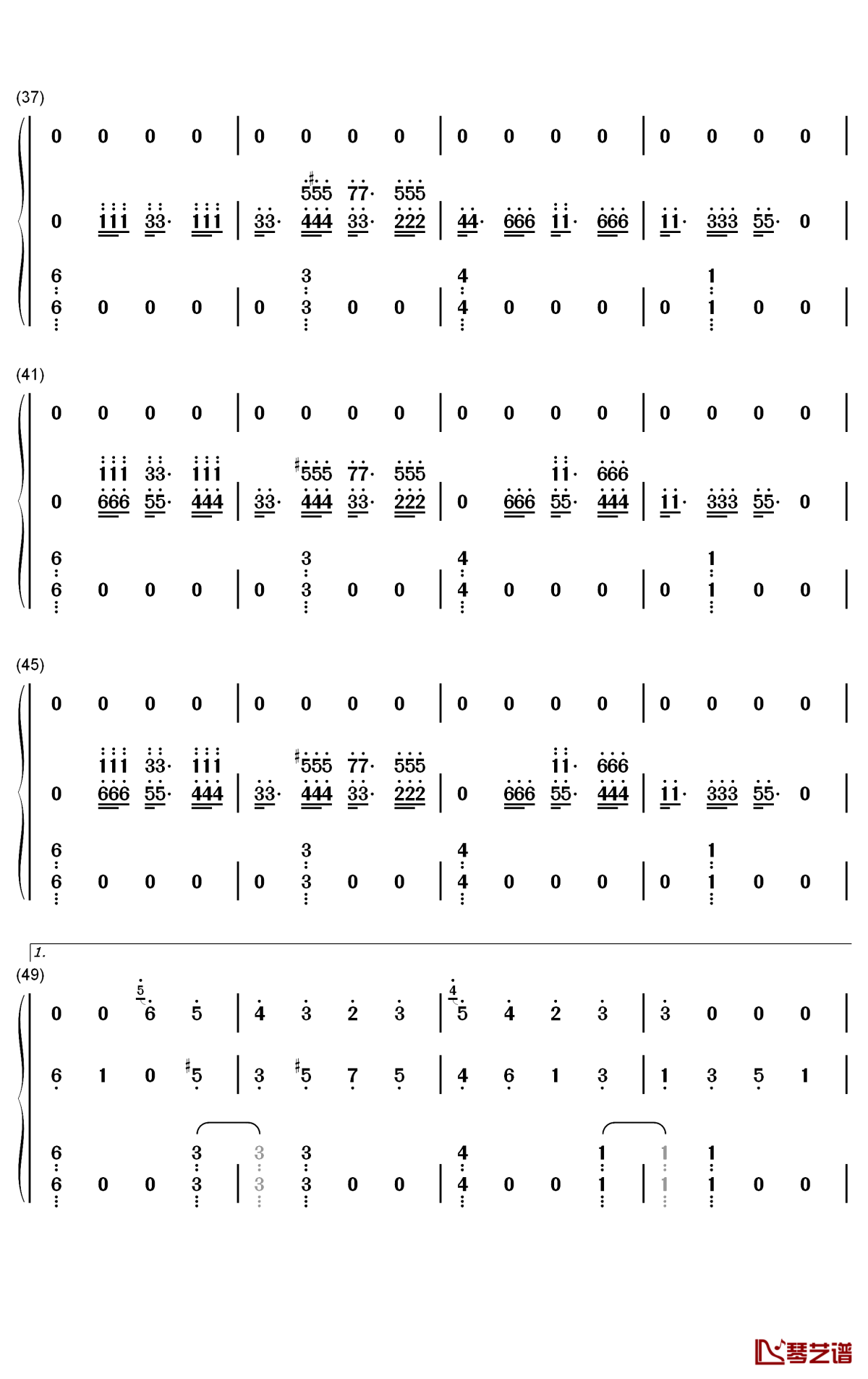 Cradles钢琴简谱-数字双手-Sub Urban3