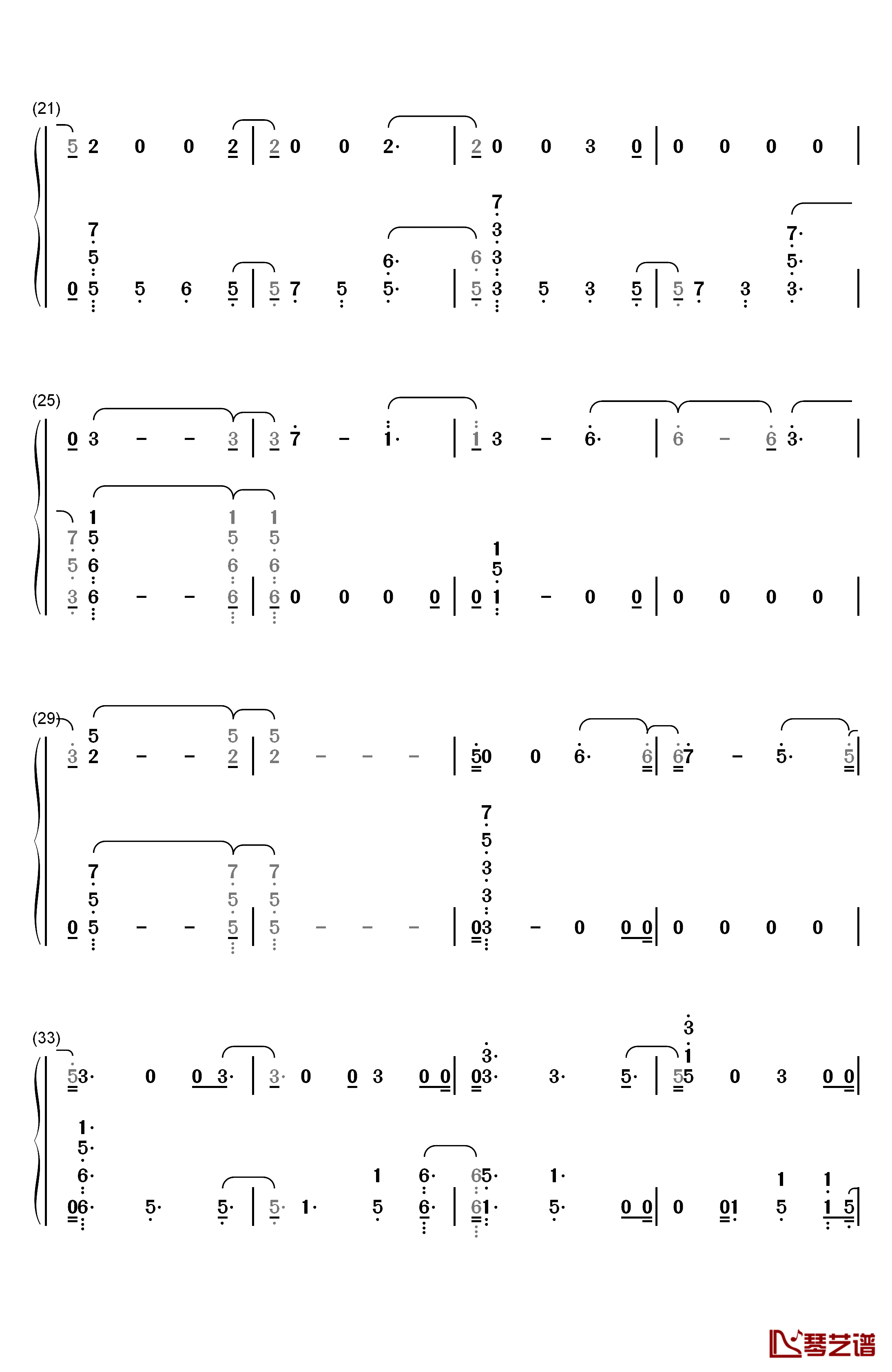 The Champion钢琴简谱-数字双手-Carrie Underwood Ludacris2