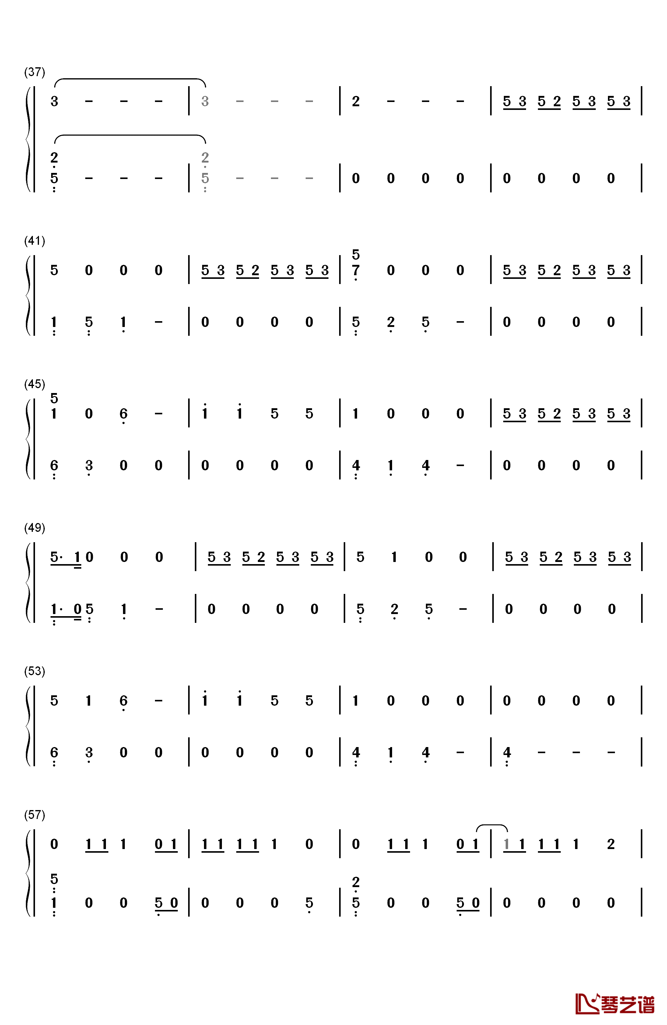 Rise Up钢琴简谱-数字双手-Imagine Dragons3