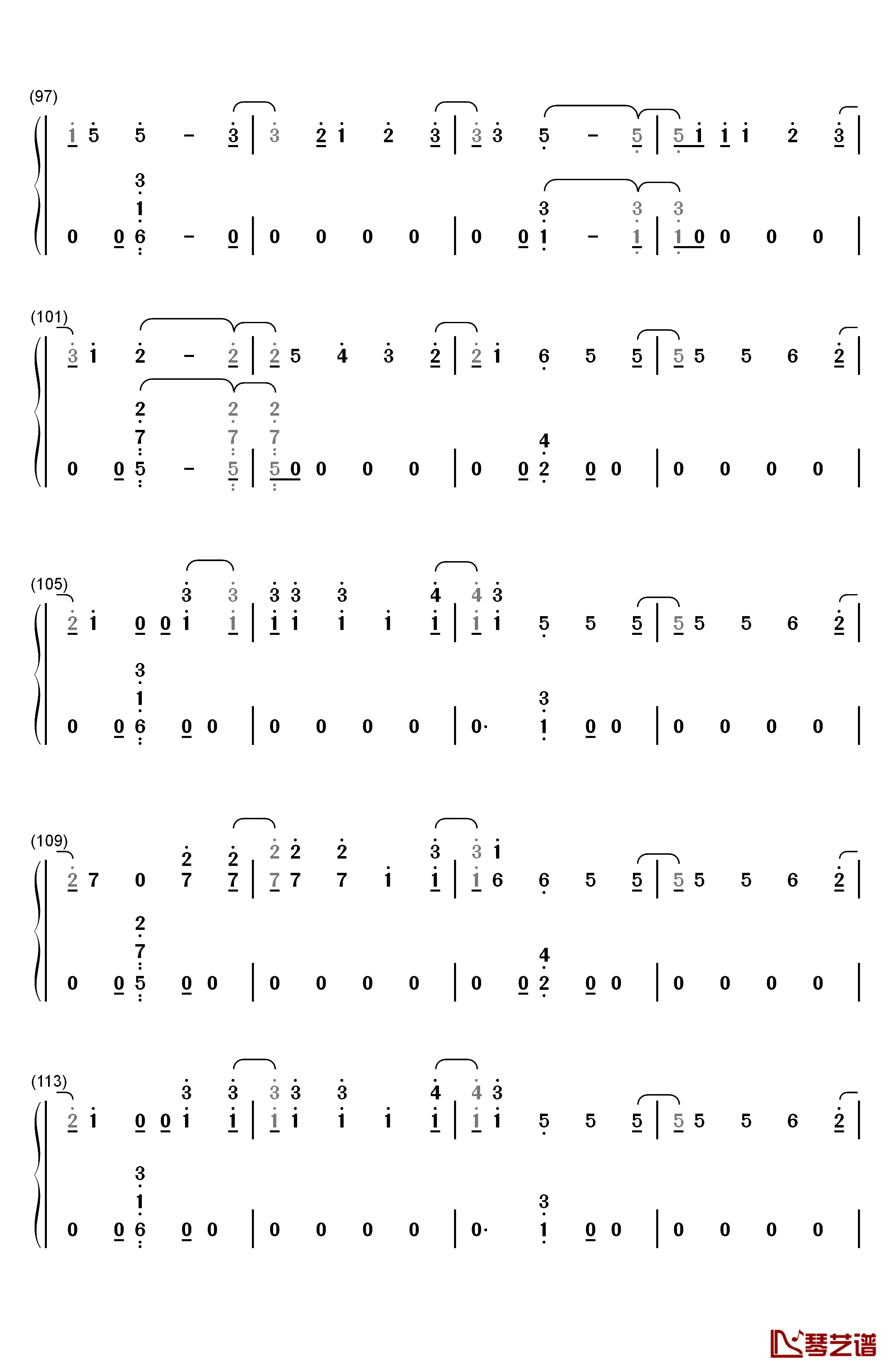 Too Good at Goodbyes钢琴简谱-数字双手-Sam Smith6