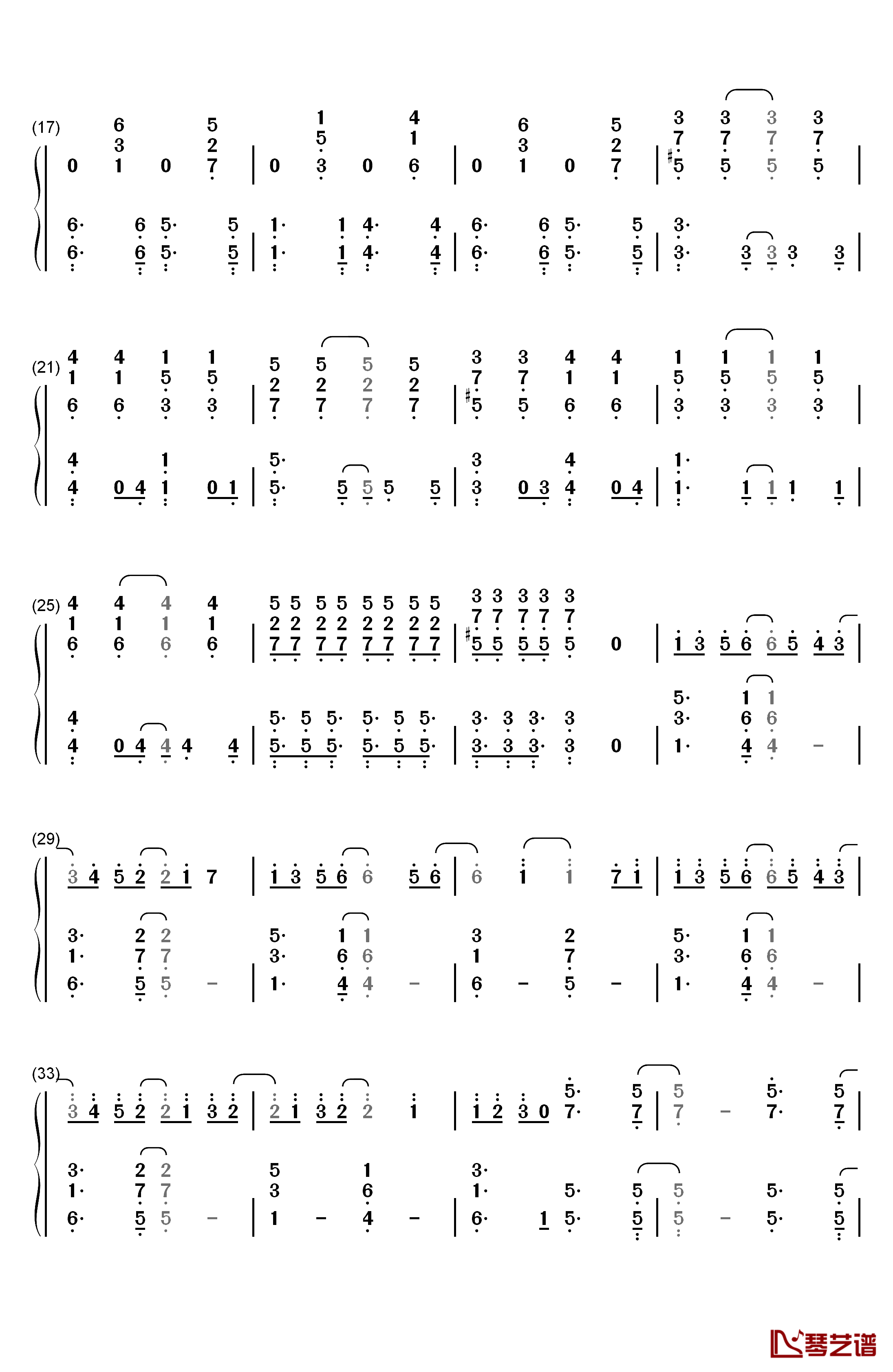 Sad钢琴简谱-数字双手-Bo Burnham2
