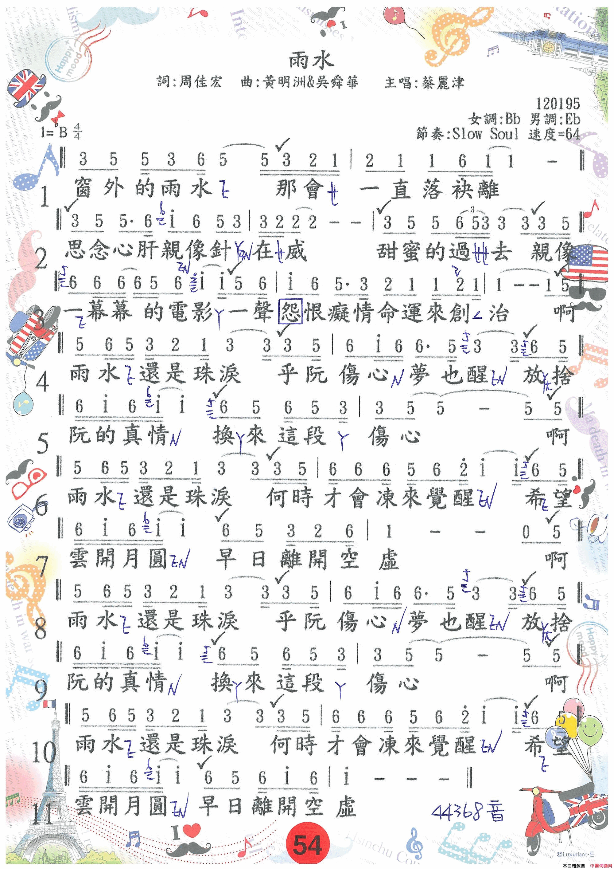 歌唱譜 第三冊  第四冊简谱1