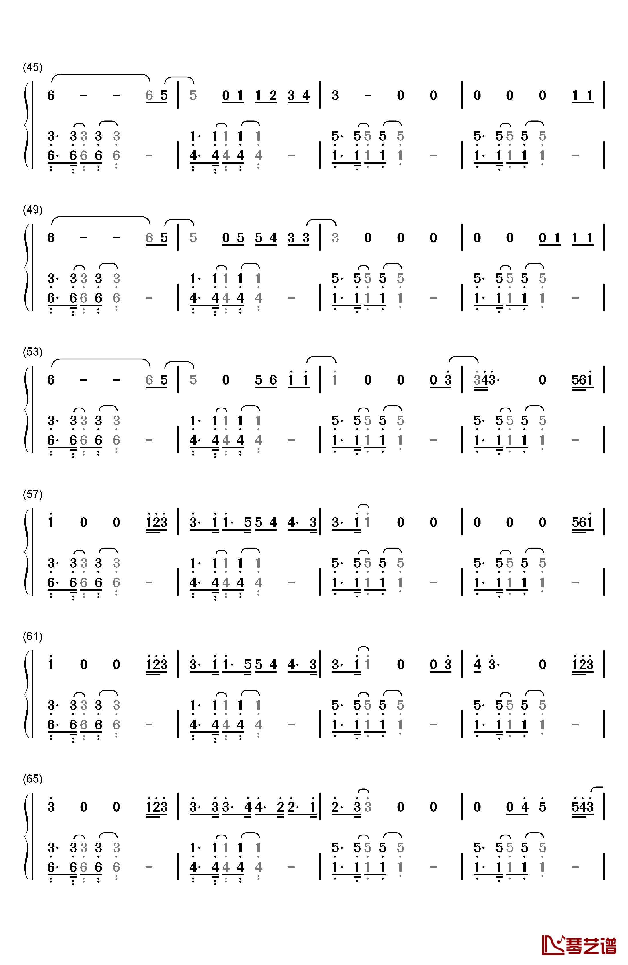 What About Us钢琴简谱-数字双手-P!nk3