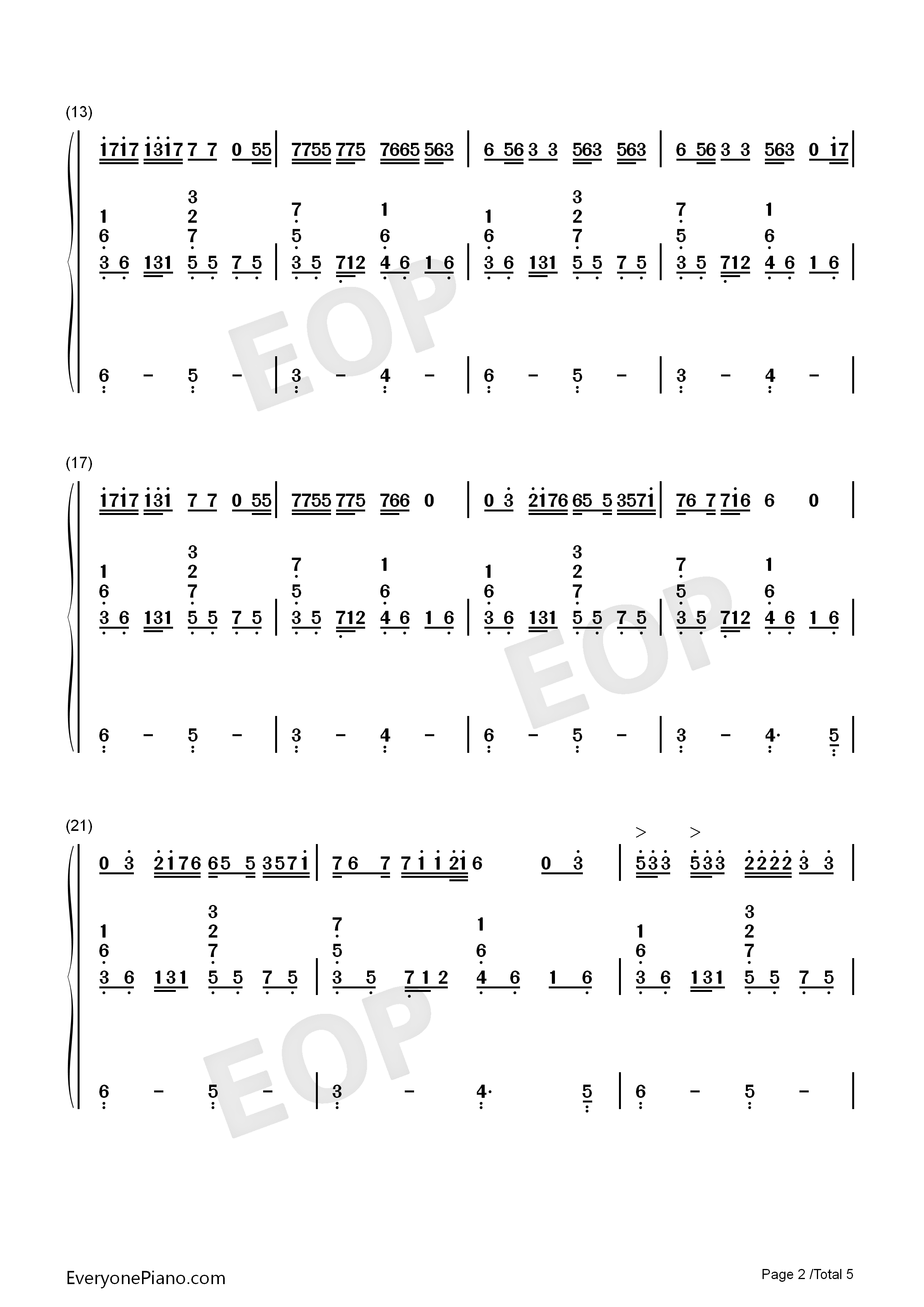 Let Me Down Slowly钢琴简谱-Alec Benjamin演唱2