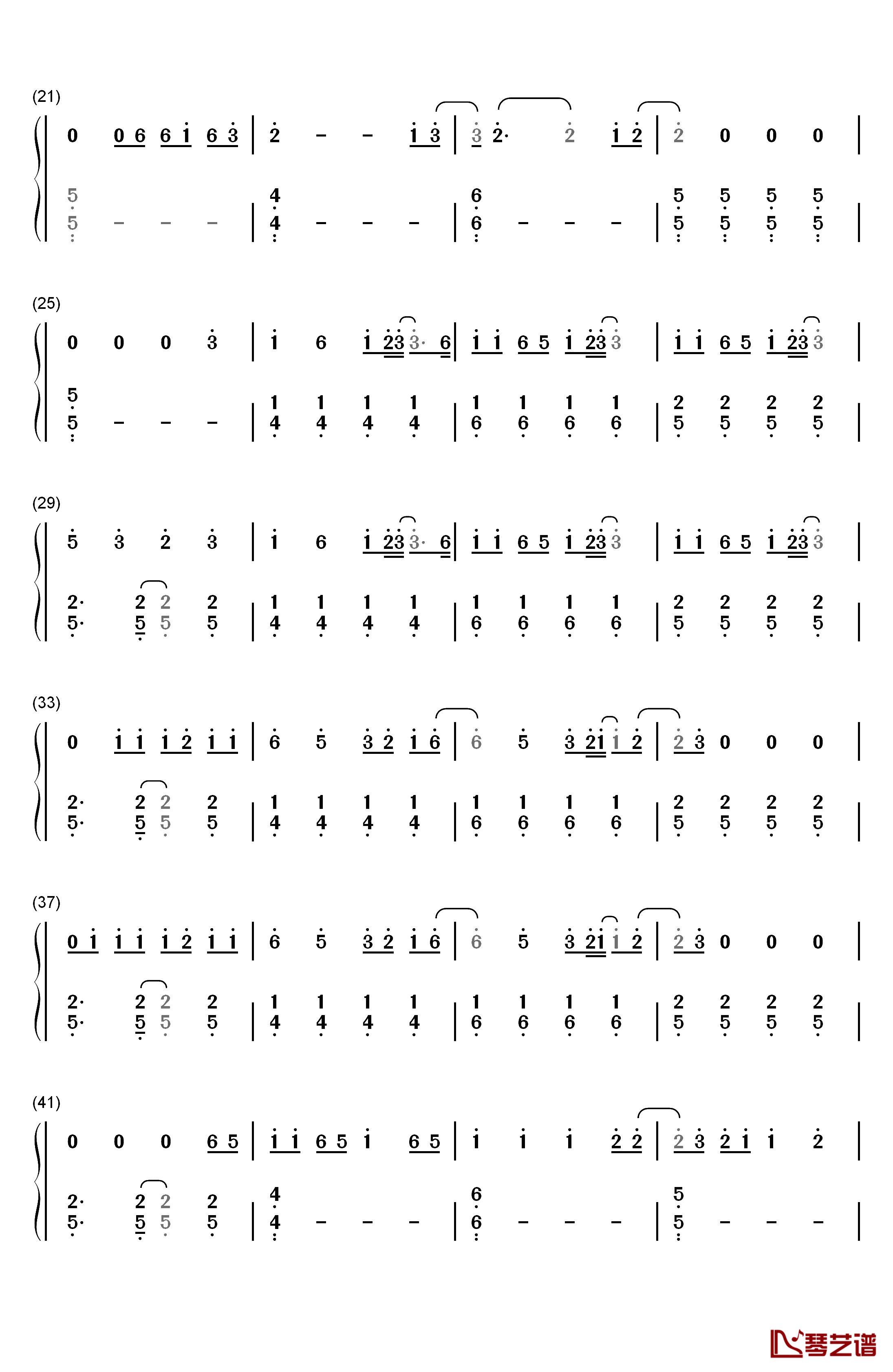 Season Of Love钢琴简谱-数字双手-98 Degrees2