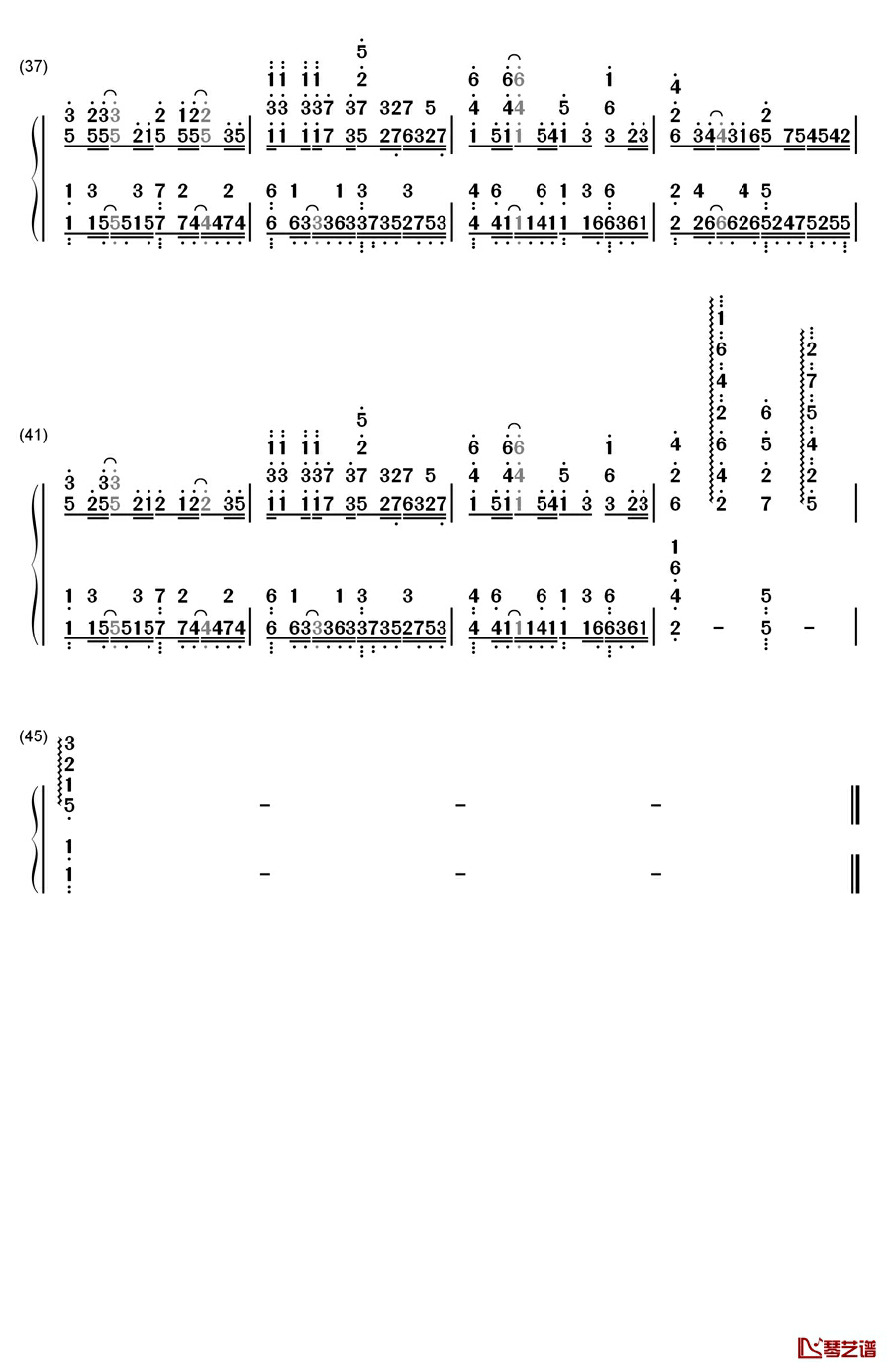 Stay Forever钢琴简谱-数字双手-未知3