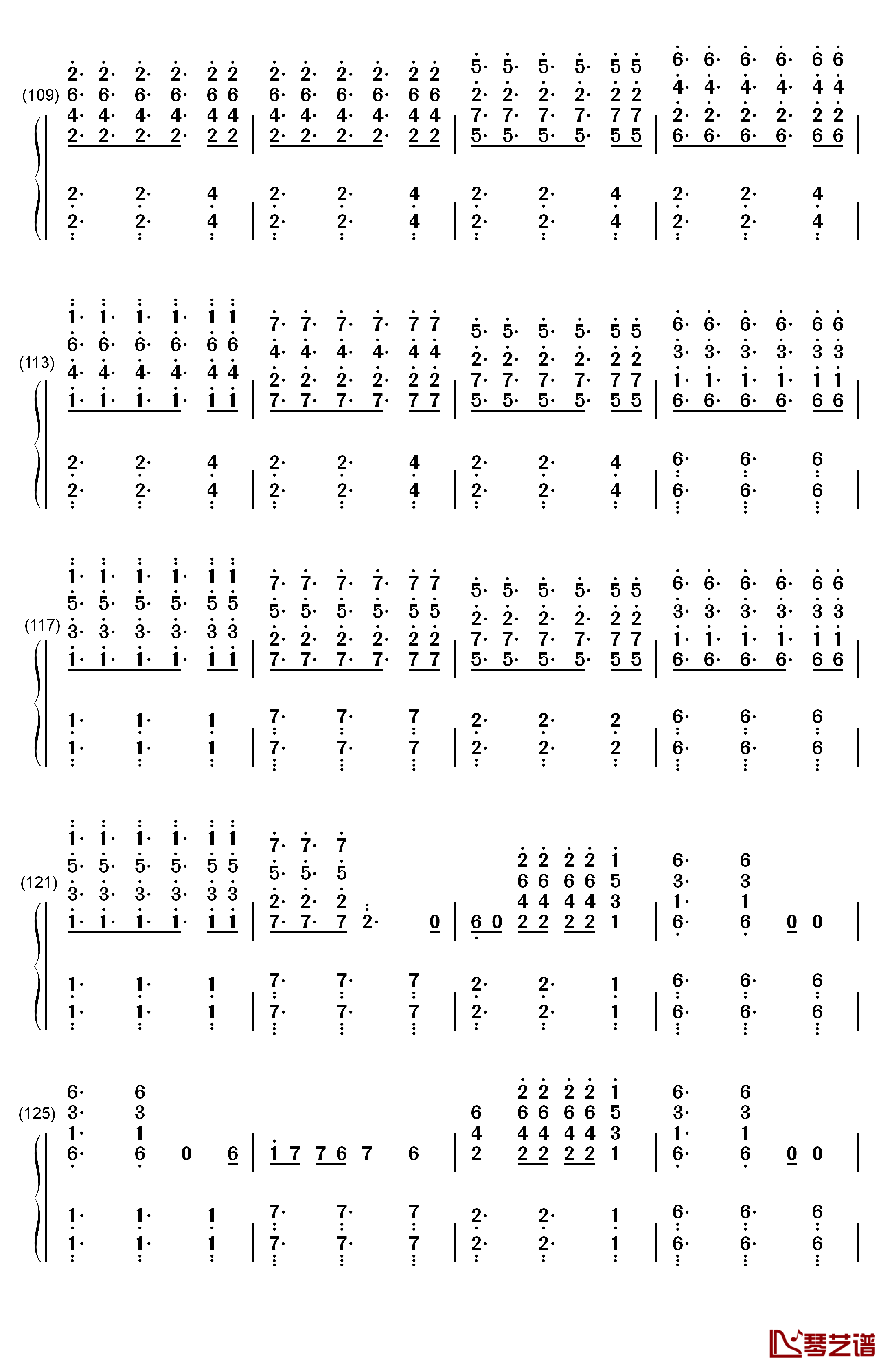 Lane Boy钢琴简谱-数字双手-Twenty One Pilots6