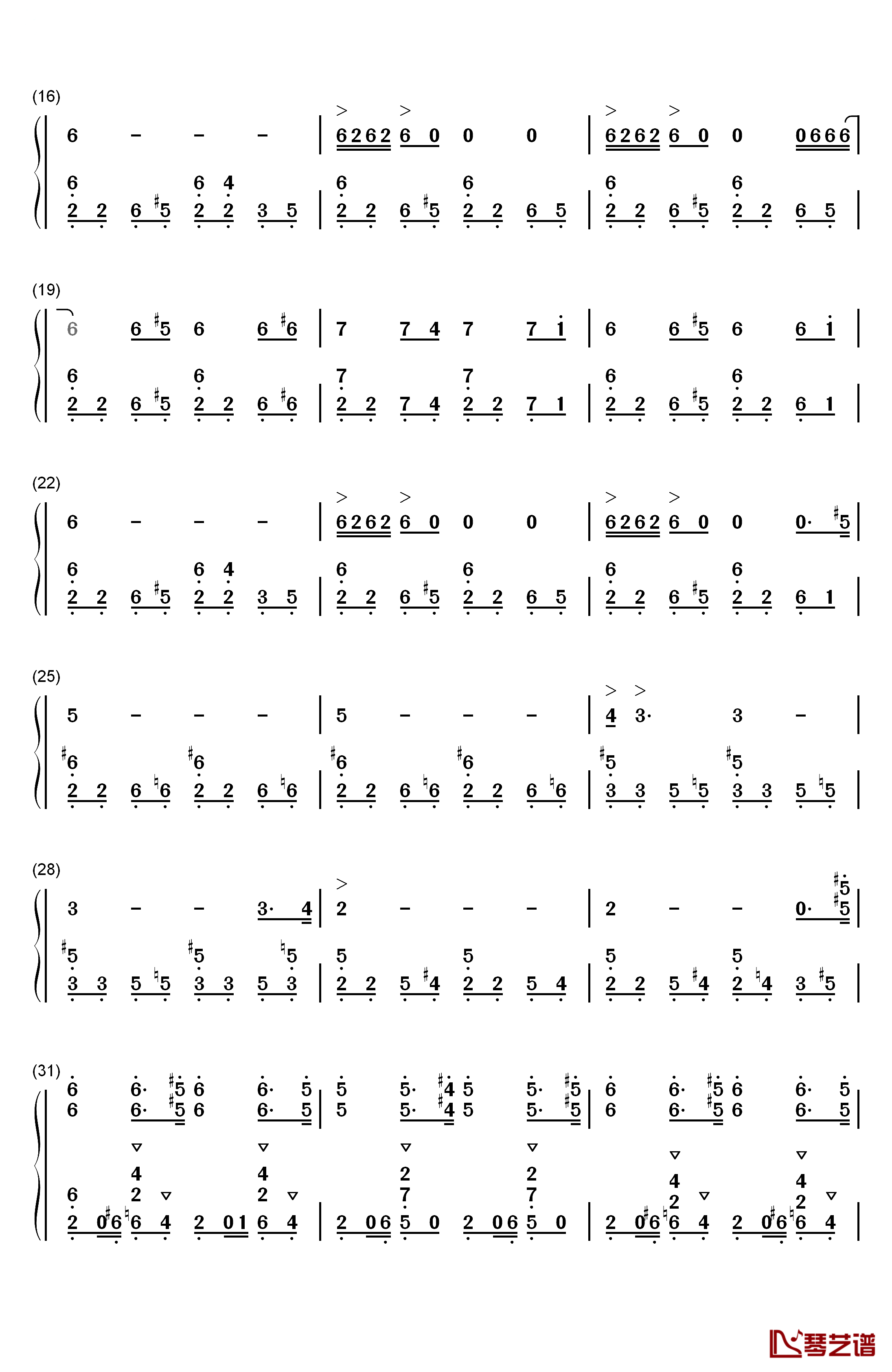 Discombobulate钢琴简谱-数字双手-Hans Zimmer2