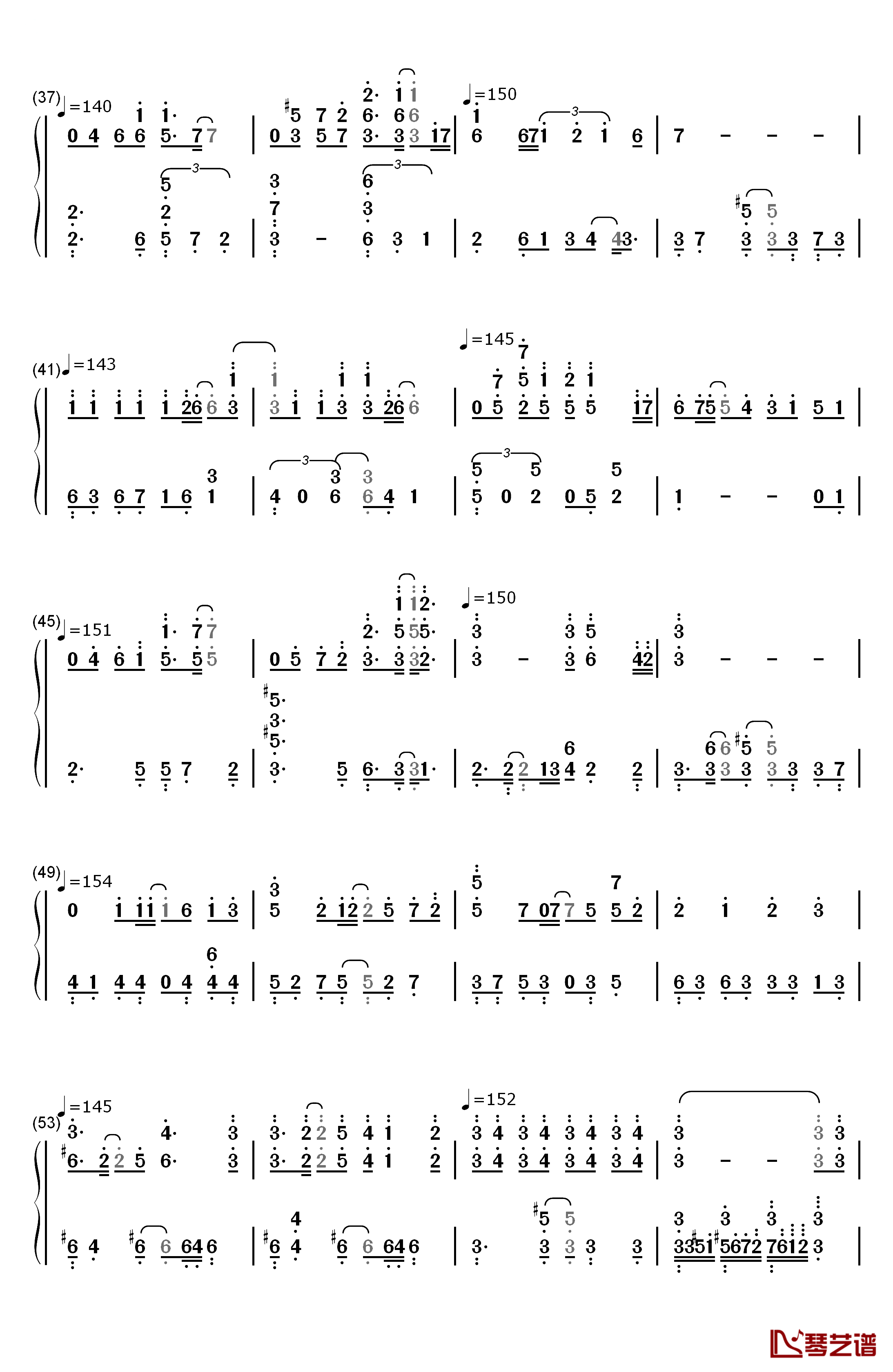 Break Up钢琴简谱-数字双手-宫崎步3