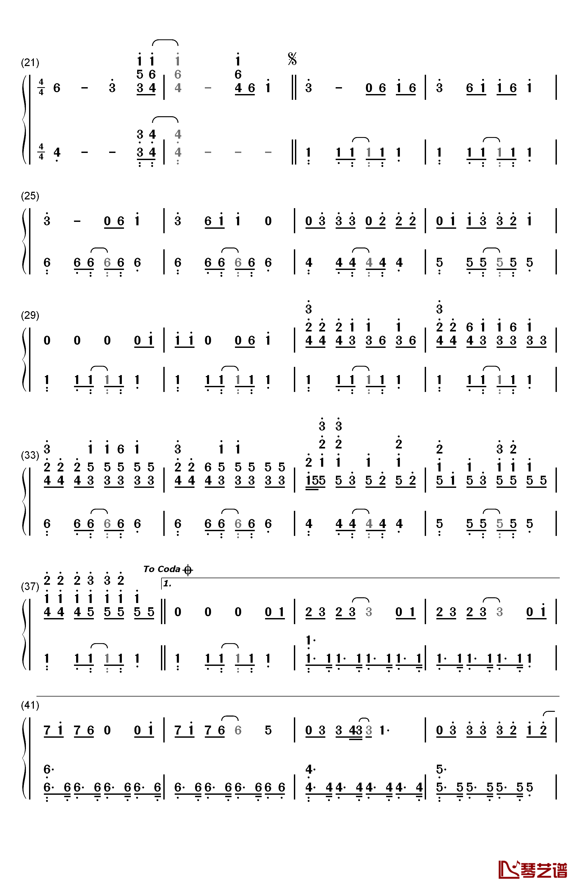 It Takes Two钢琴简谱-数字双手-Katy Perry2