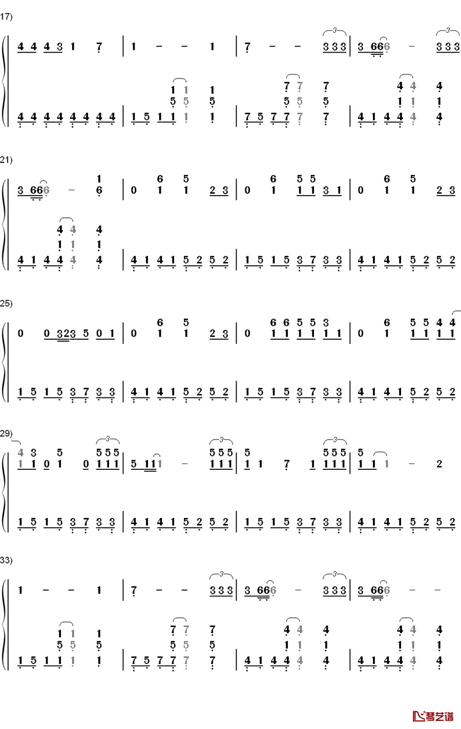 Whataya Want from Me钢琴简谱-数字双手-Adam Lambert2