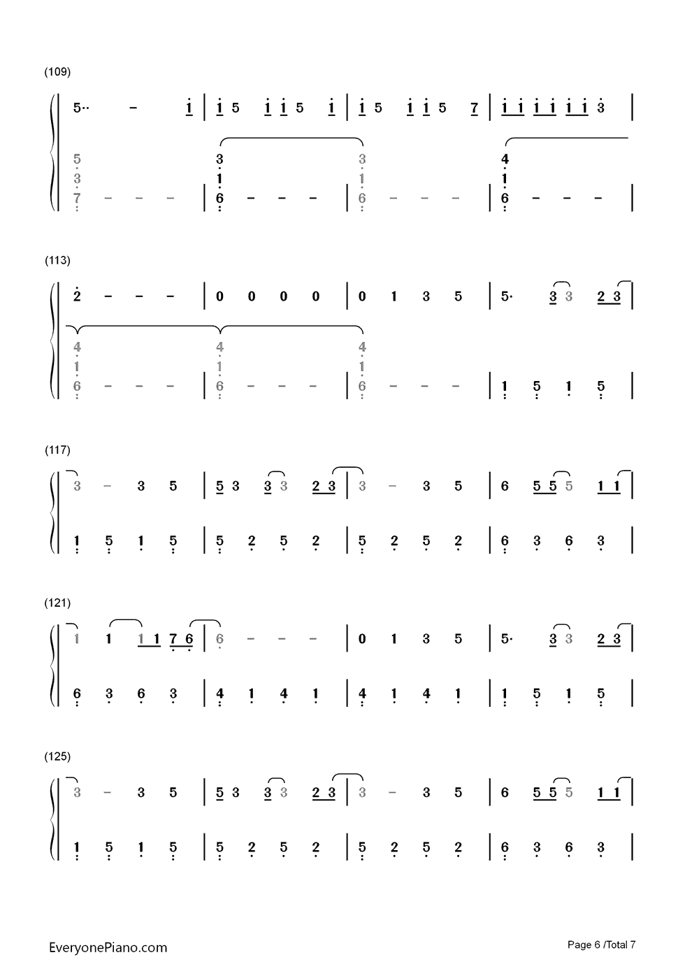 Your Type钢琴简谱-数字双手-Carly Rae Jepsen6