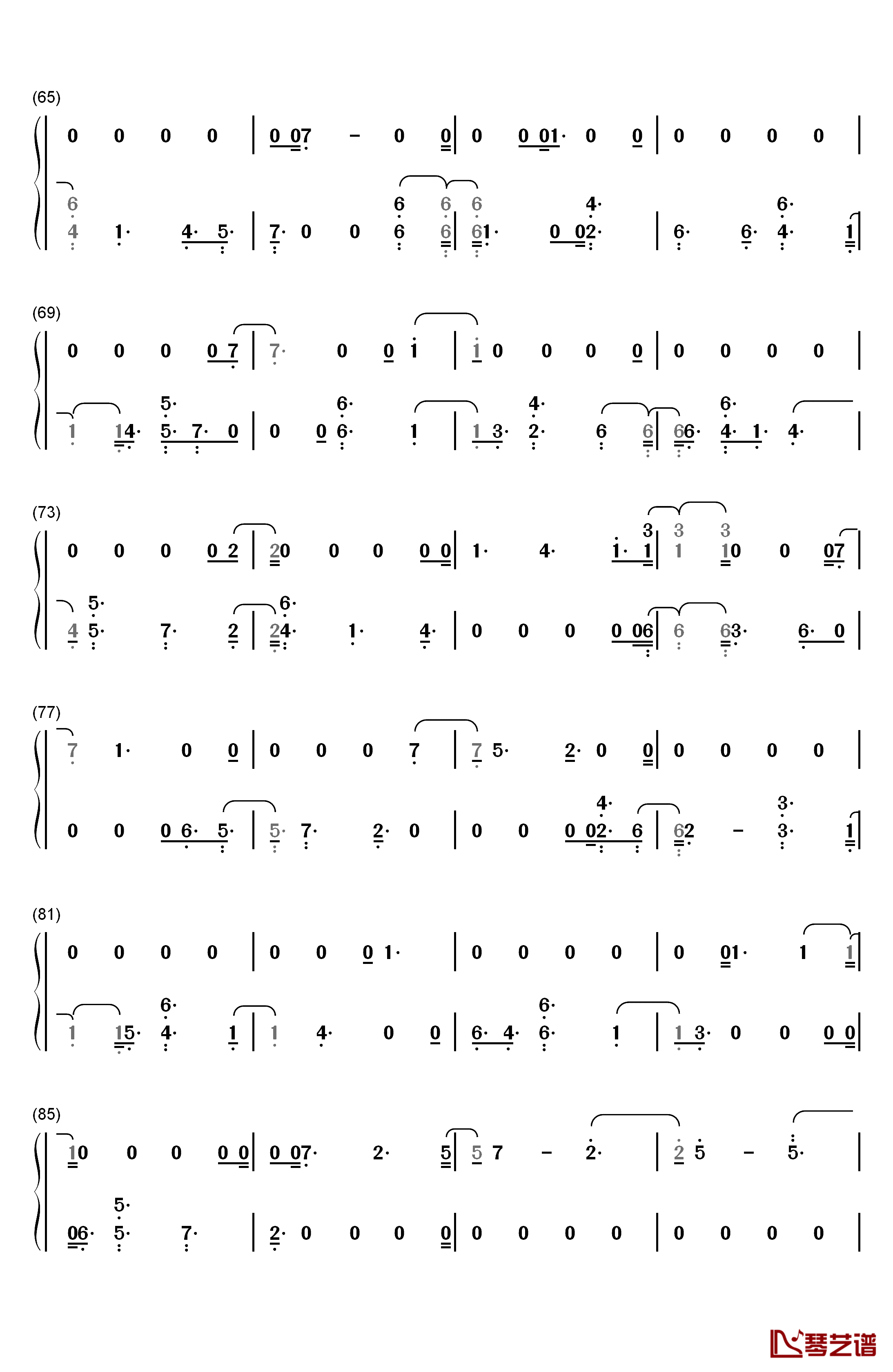 Is Your Love Enough钢琴简谱-数字双手-Little Mix4
