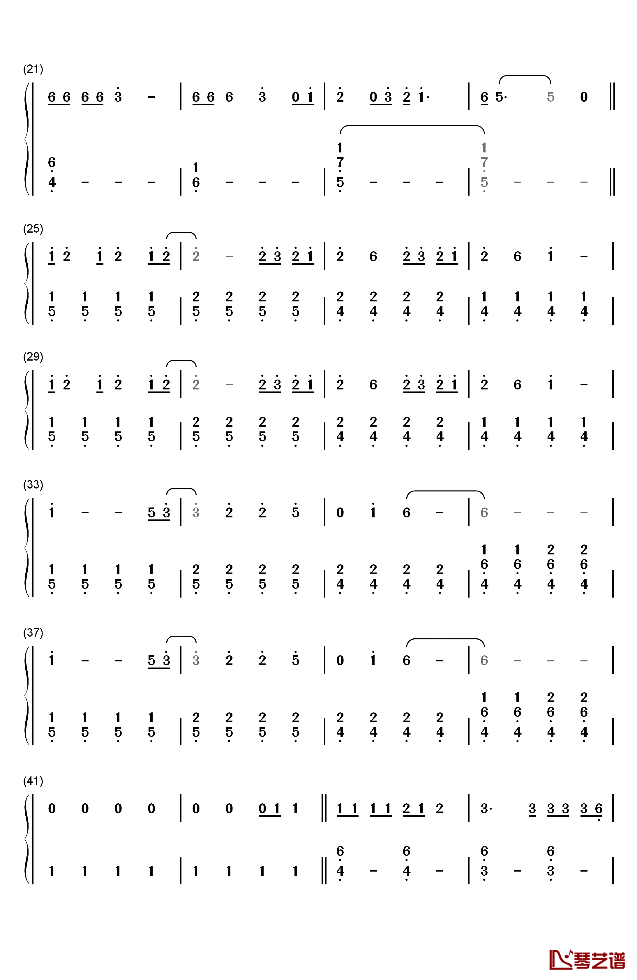 Wildest Dreams钢琴简谱-数字双手-Taylor Swift2