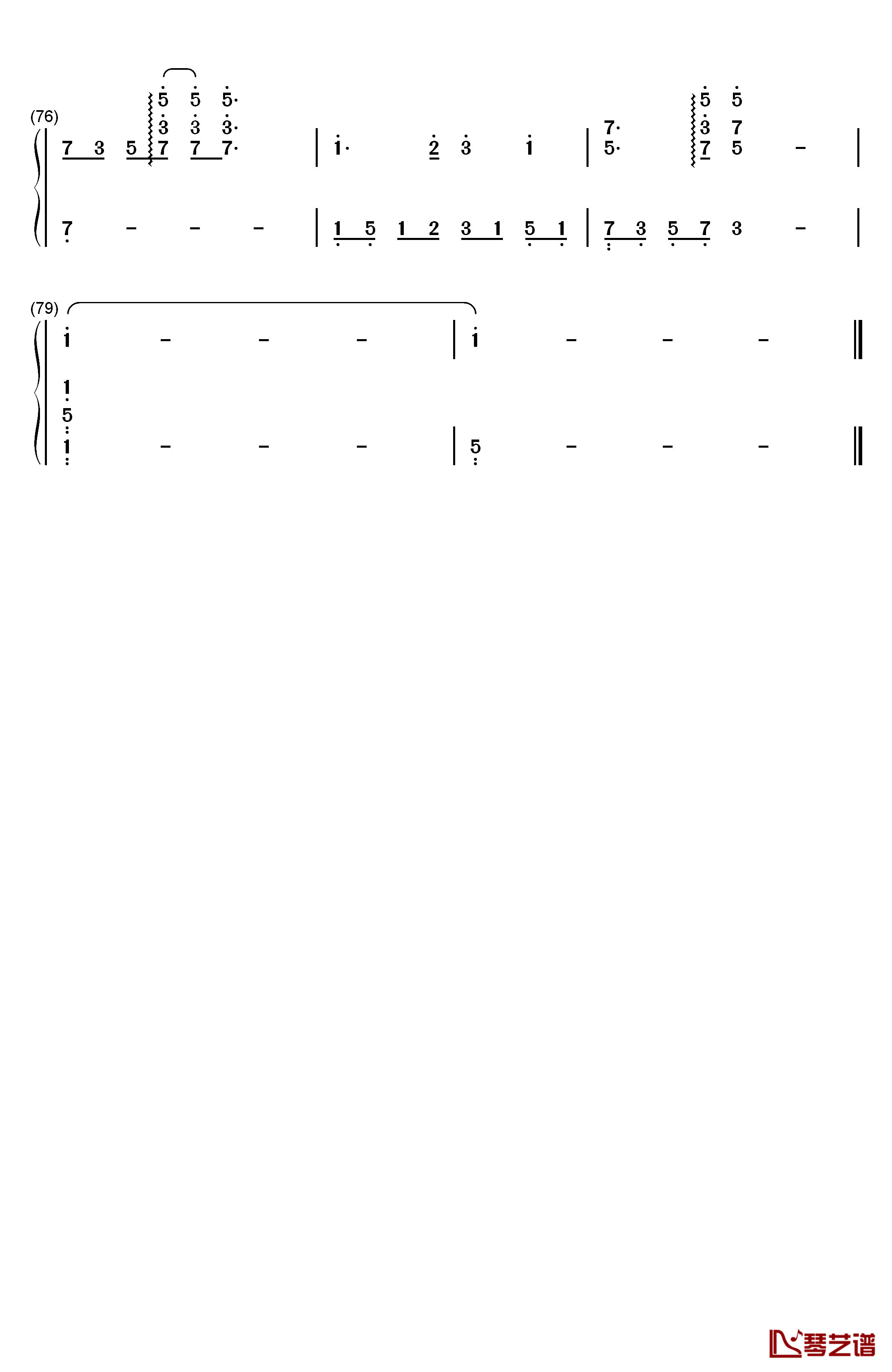 Everything's Alright钢琴简谱-数字双手-Laura Shigihara5