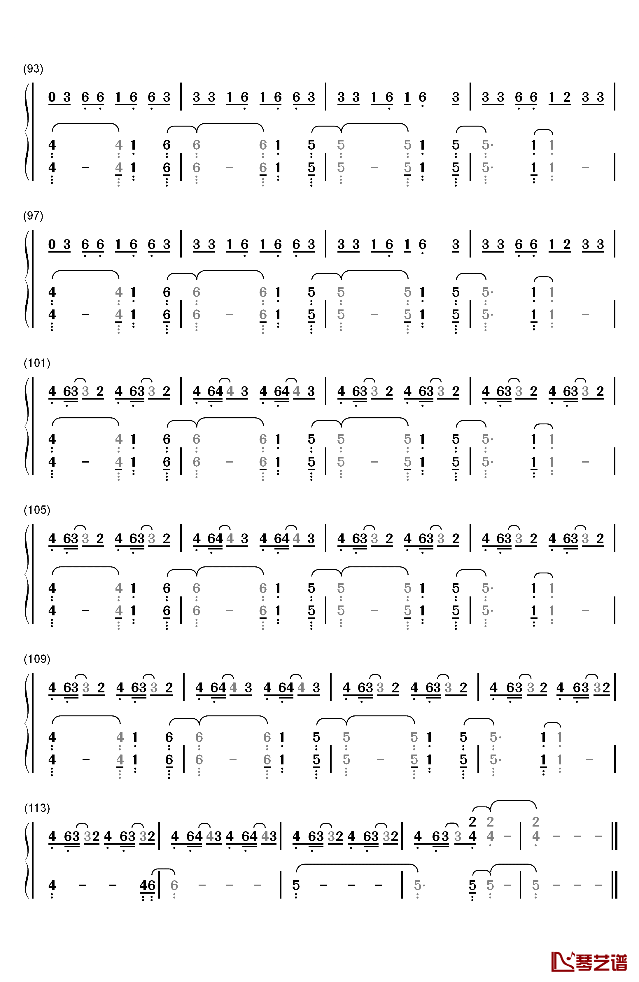 There's Nothing Holdin' Me Back钢琴简谱-数字双手-Shawn Mendes5