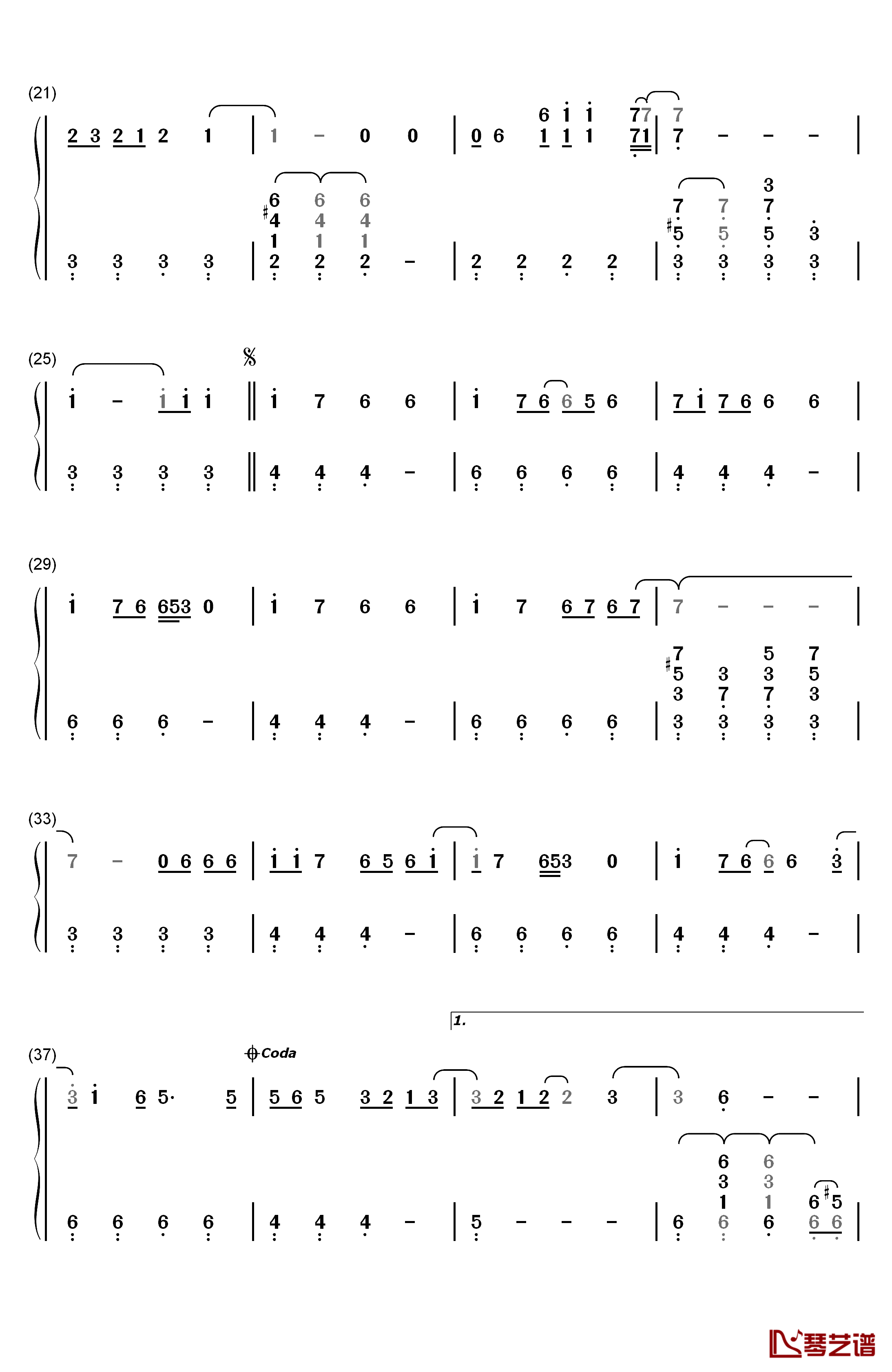 Before He Cheats钢琴简谱-数字双手-Carrie Underwood2