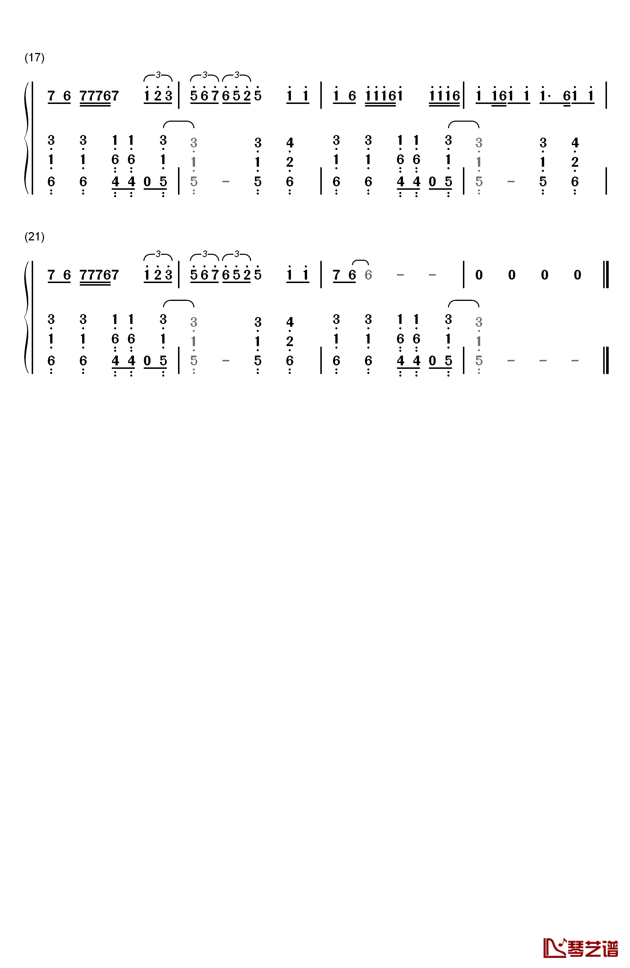 Just Like Fire钢琴简谱-数字双手-P!nk2