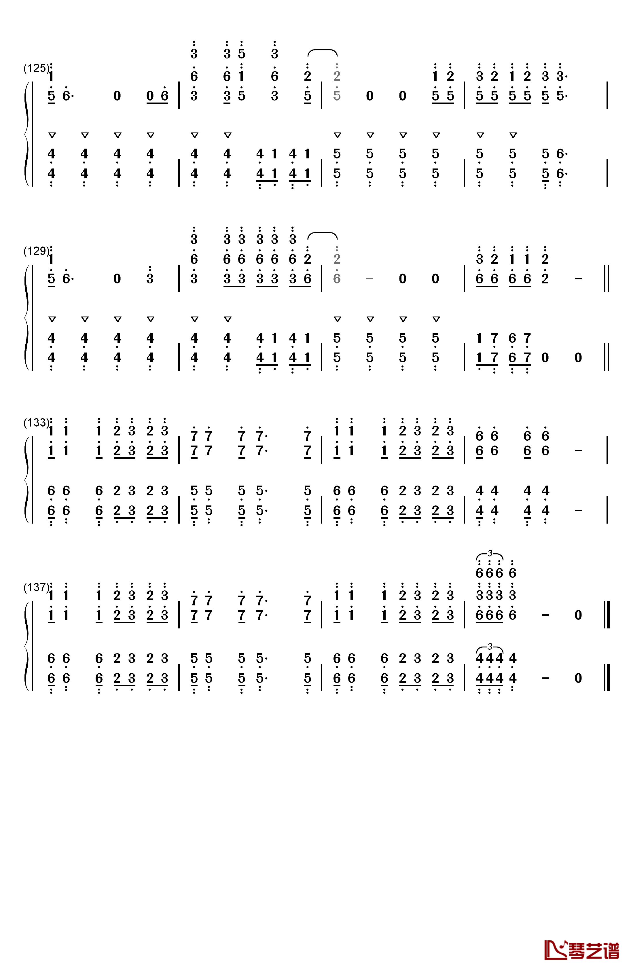 Misery Business钢琴简谱-数字双手-Paramore7