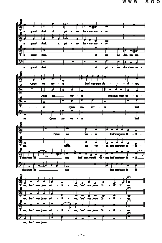 千悔万恨歌曲类合唱谱简谱-若斯坎演唱1