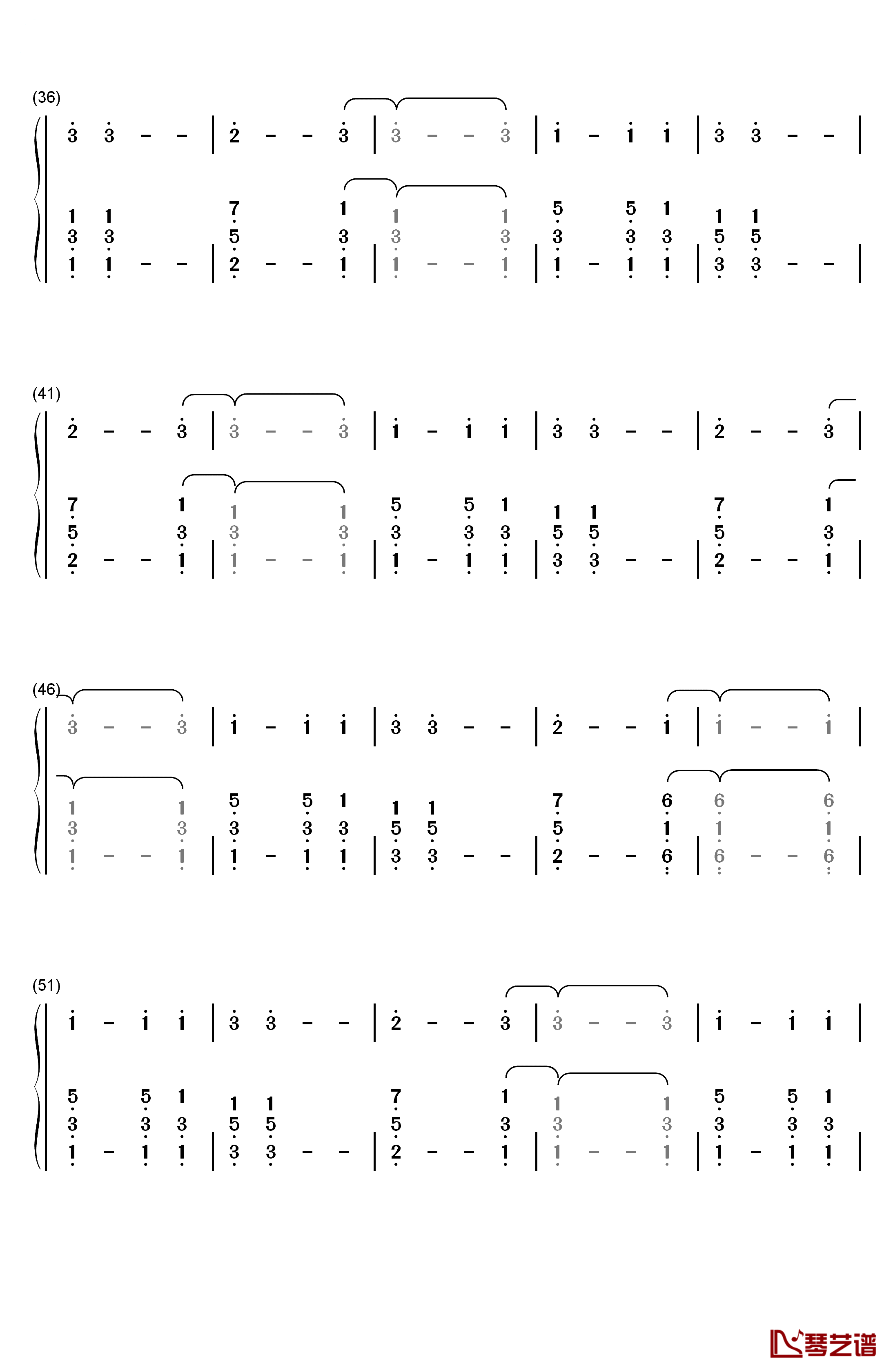 All of the Stars钢琴简谱-数字双手-Ed Sheeran3