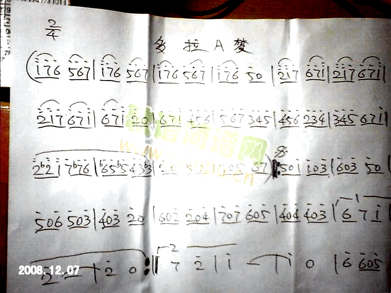 多拉A梦多啦A梦机器猫简谱1