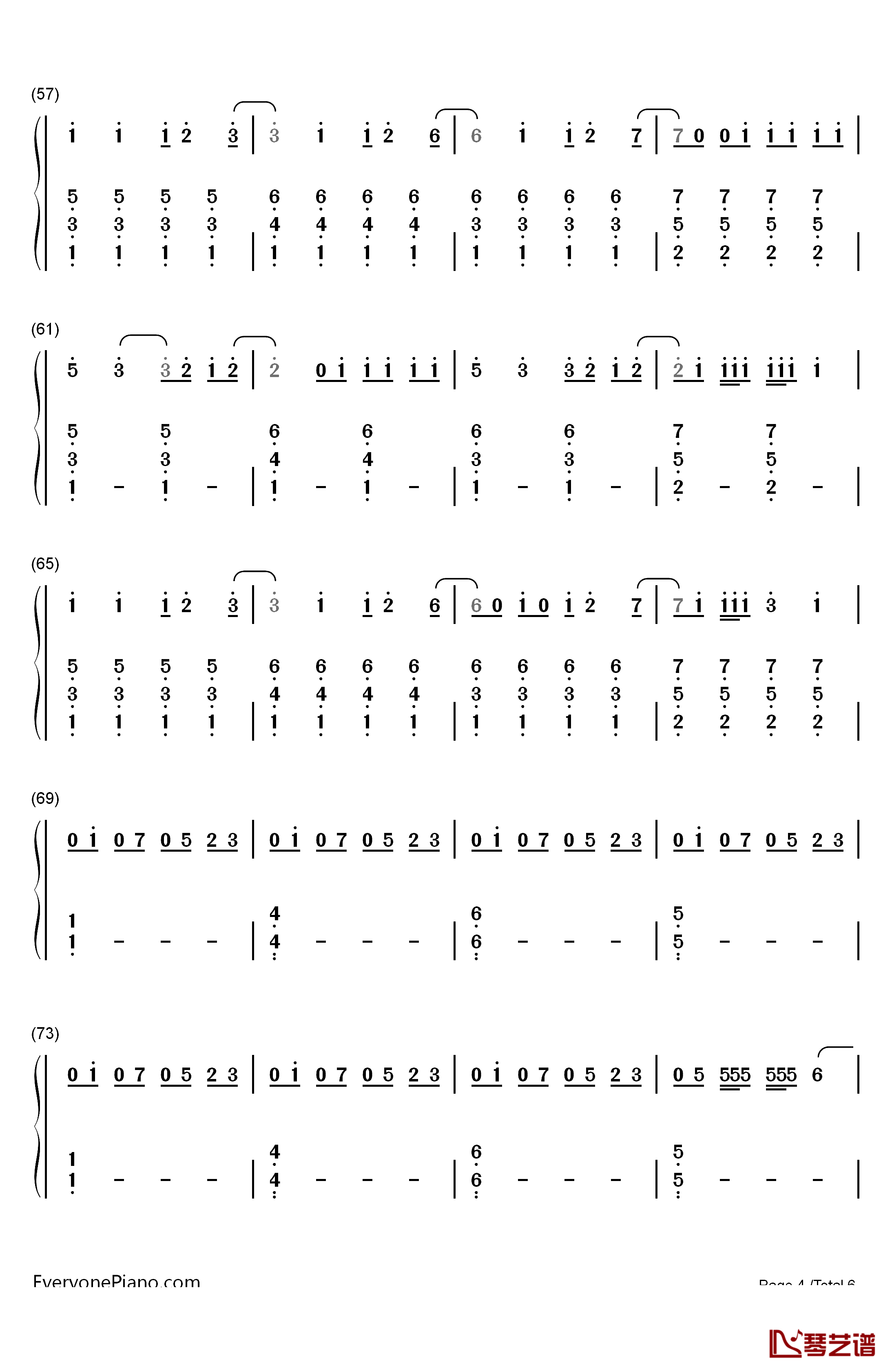It's Gonna Be OKAY钢琴简谱-数字双手-The Piano Guys4