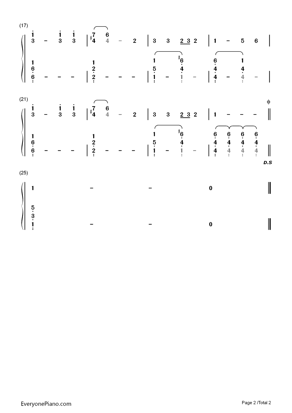 With a Little Help from My Friends钢琴简谱-数字双手-The Beatles2