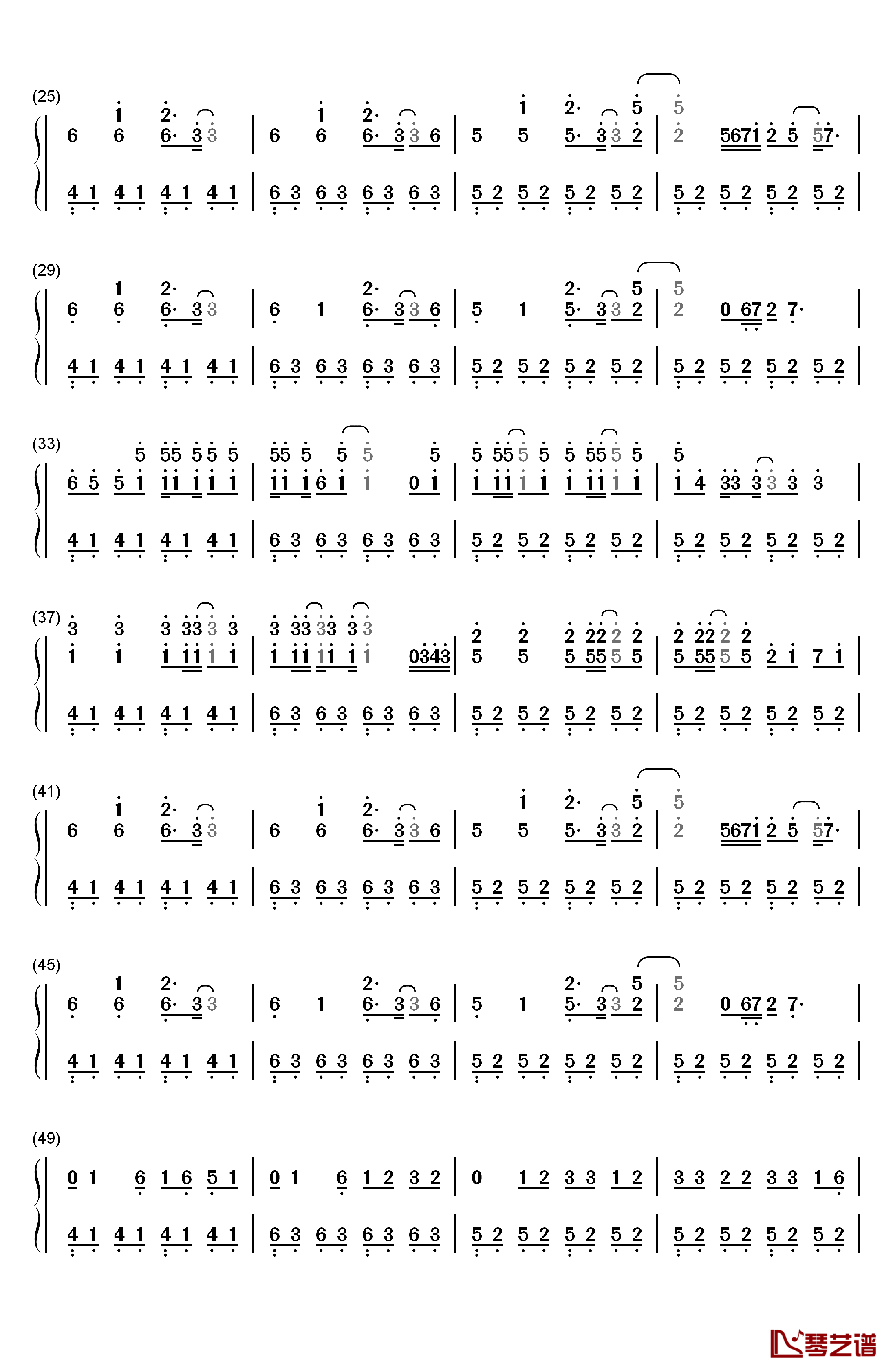 Shots钢琴简谱-数字双手-Imagine Dragons2