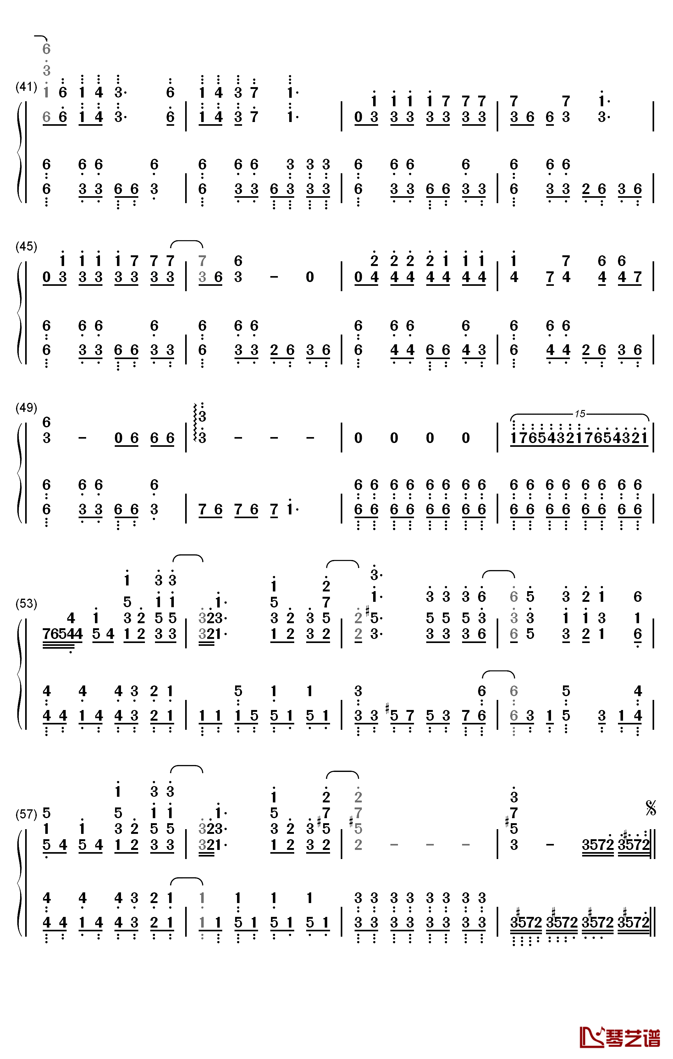 The Ballad of Mona Lisa钢琴简谱-数字双手-Panic! at the Disco3