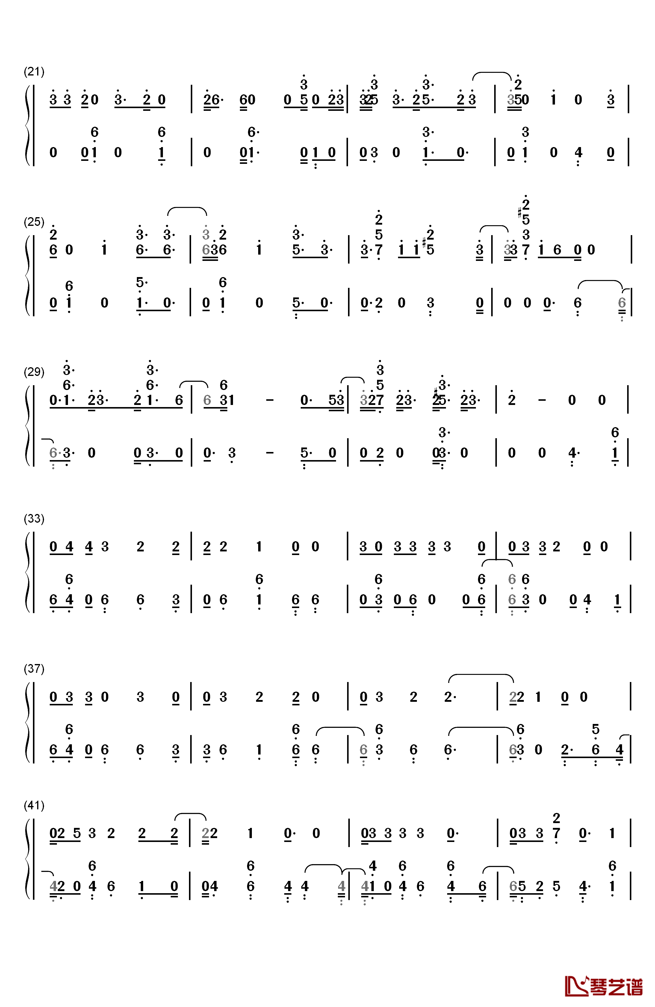 Sick Boy钢琴简谱-数字双手-The Chainsmokers2