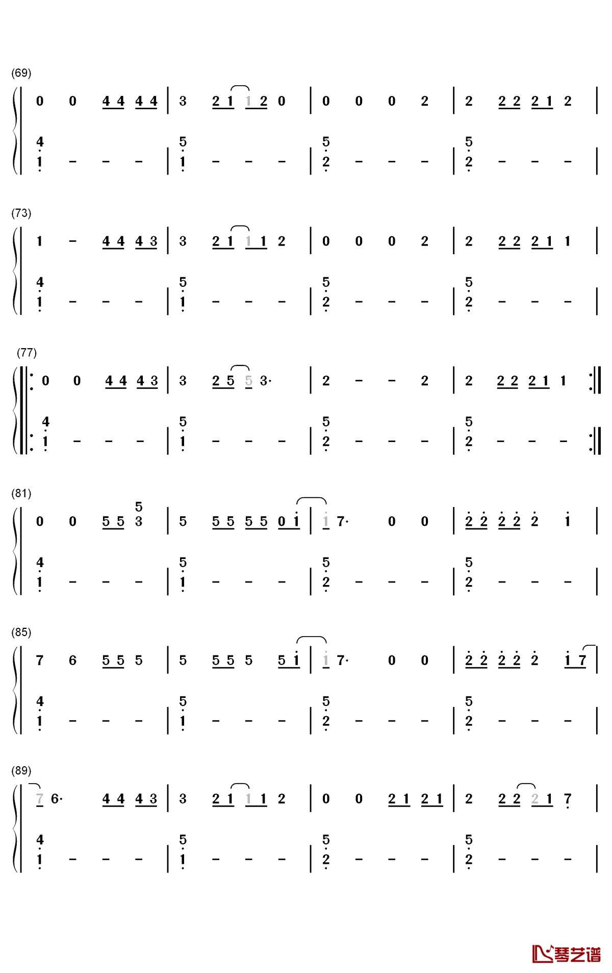 Let Me Love You Like A Woman钢琴简谱-数字双手-Lana Del Rey4