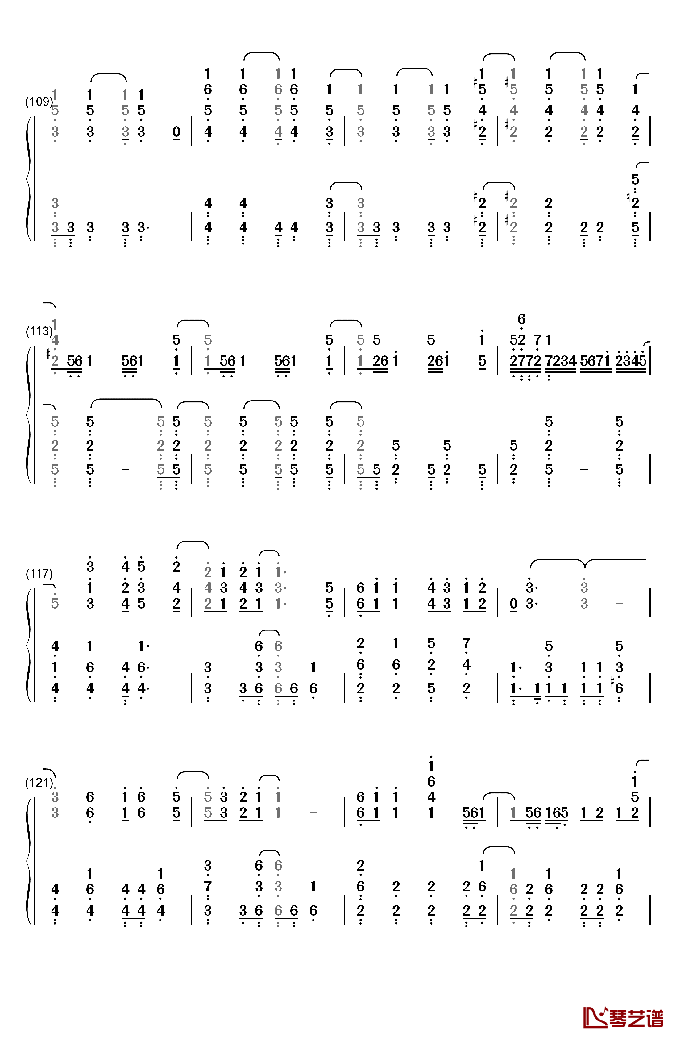 M@STERPIECE钢琴简谱-数字双手-765PRO ALLSTARS8