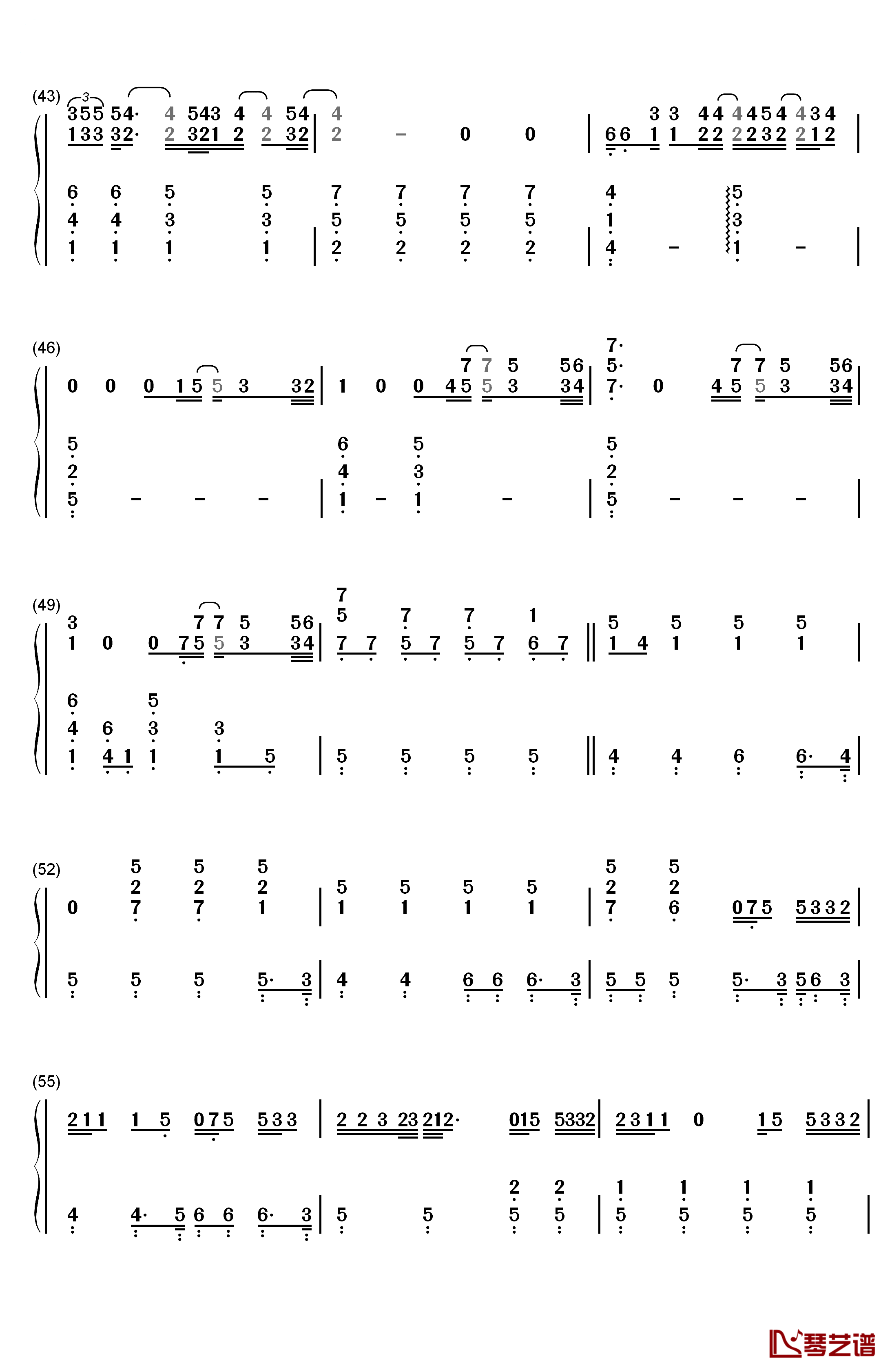 She Keeps Me Warm钢琴简谱-数字双手-Mary Lambert4