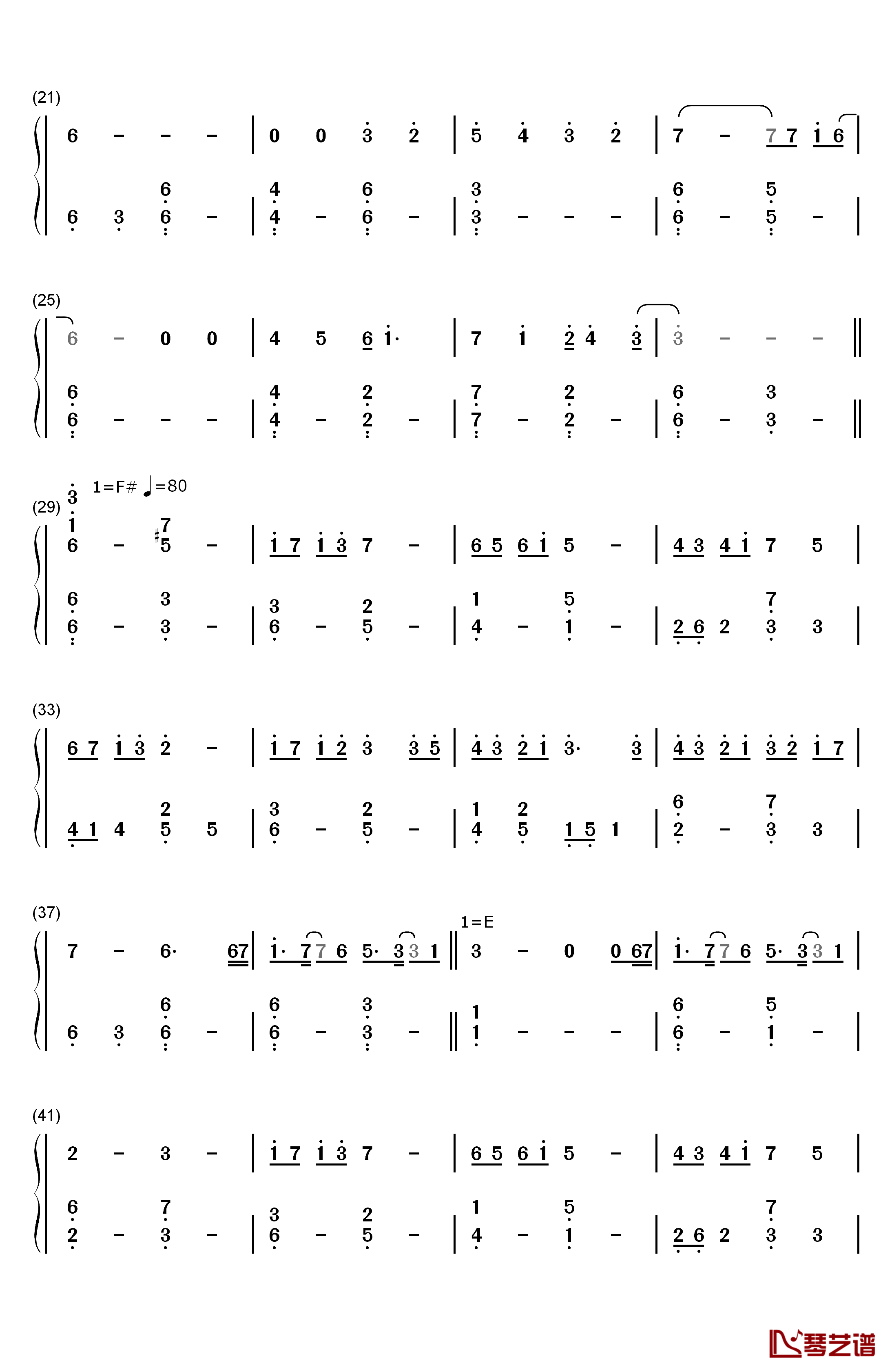 星の在り処钢琴简谱-数字双手-Falcom Sound Team jdk2
