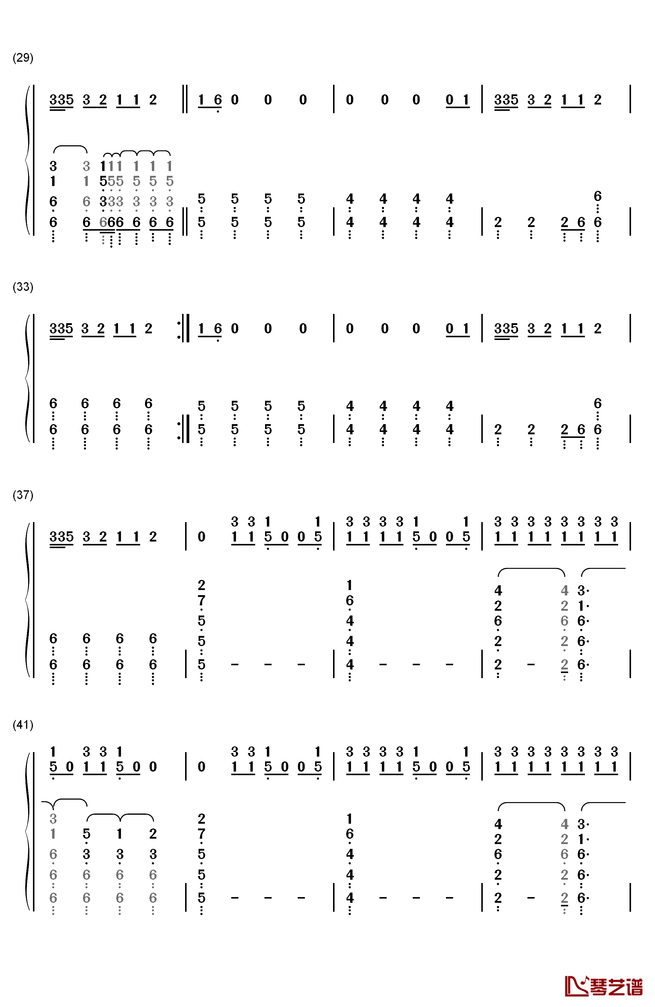 Doing It钢琴简谱-数字双手-Charli XCX3