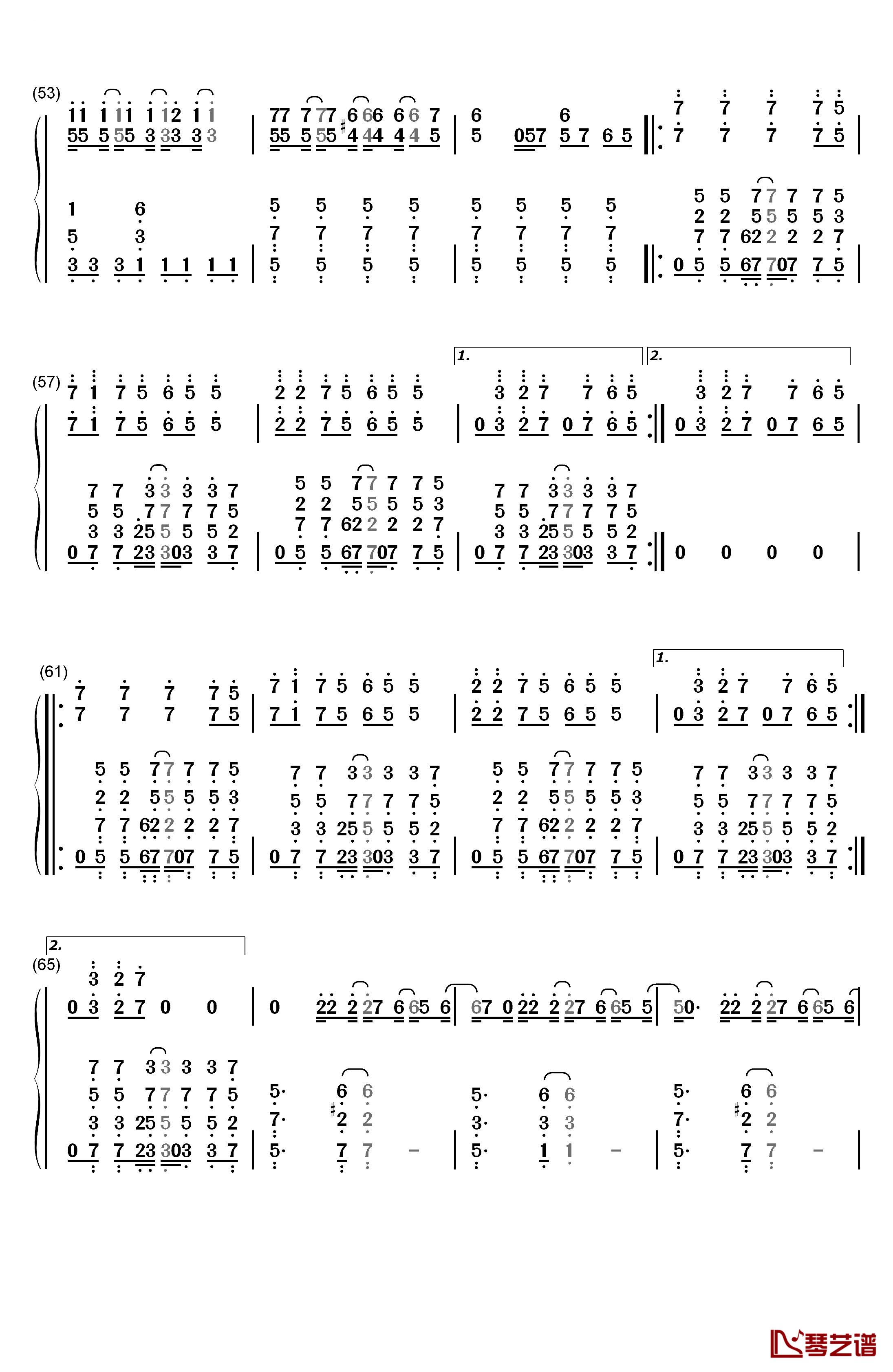 Don't Want You Back钢琴简谱-数字双手-Bakermat4